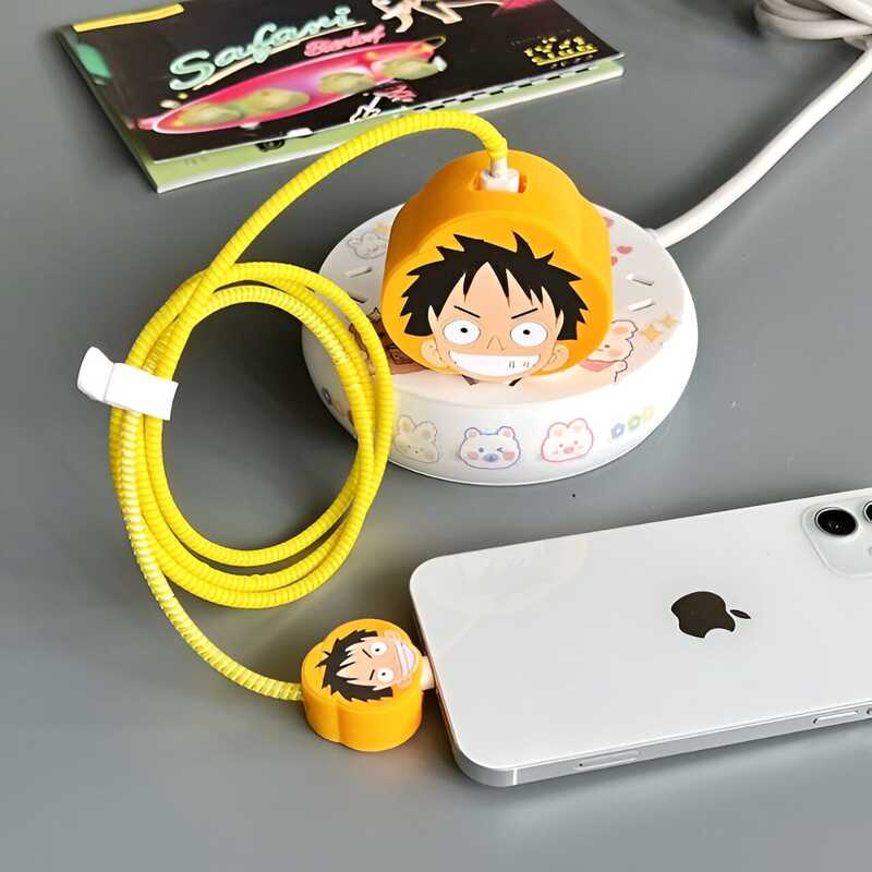 Charger Protection Case Cartoon series-D Luffy
