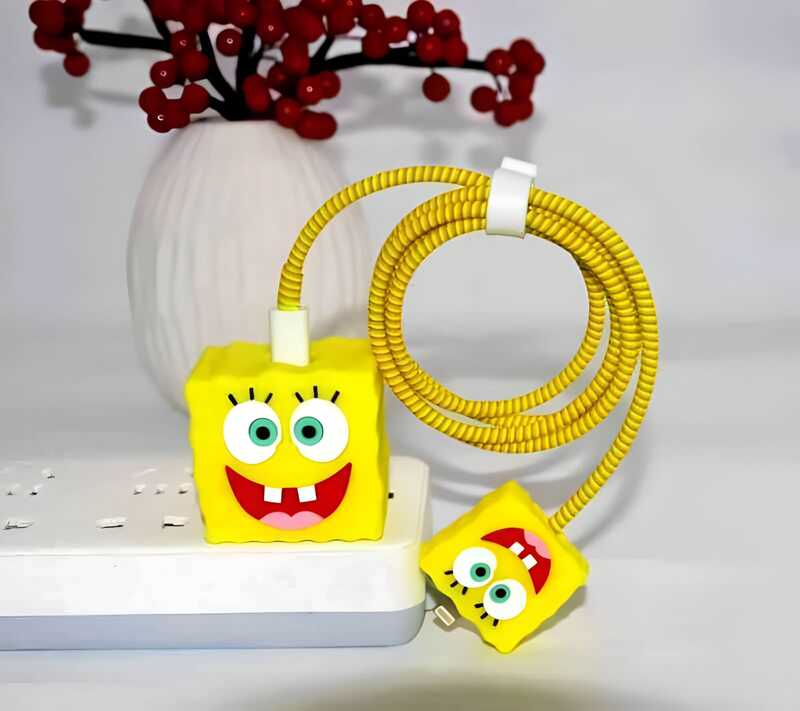 Charger Protection Case -SpongeBob