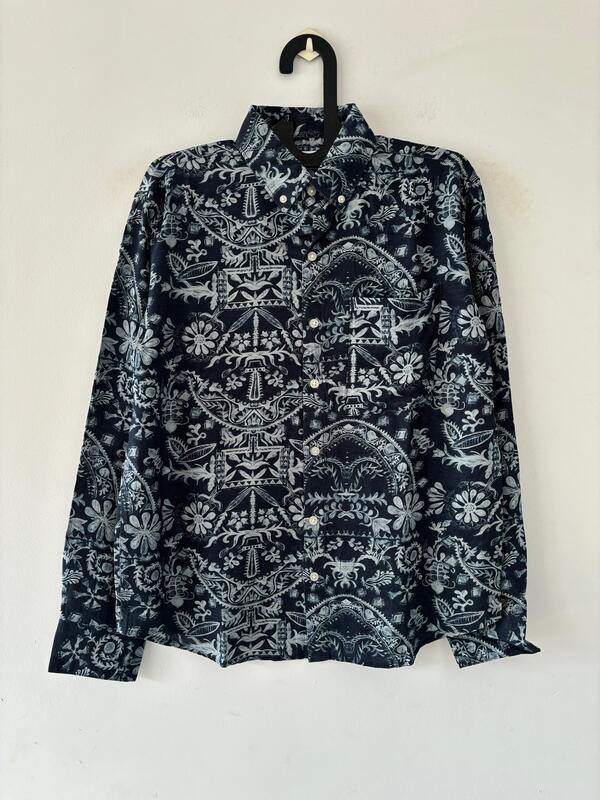 Blue printed shirts Blue printed shirts