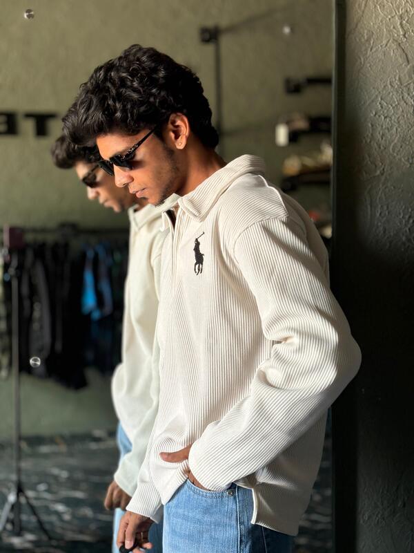 White polo t-shirt White polo t-shirt