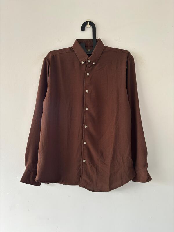 Brown plain shirts Brown plain shirts