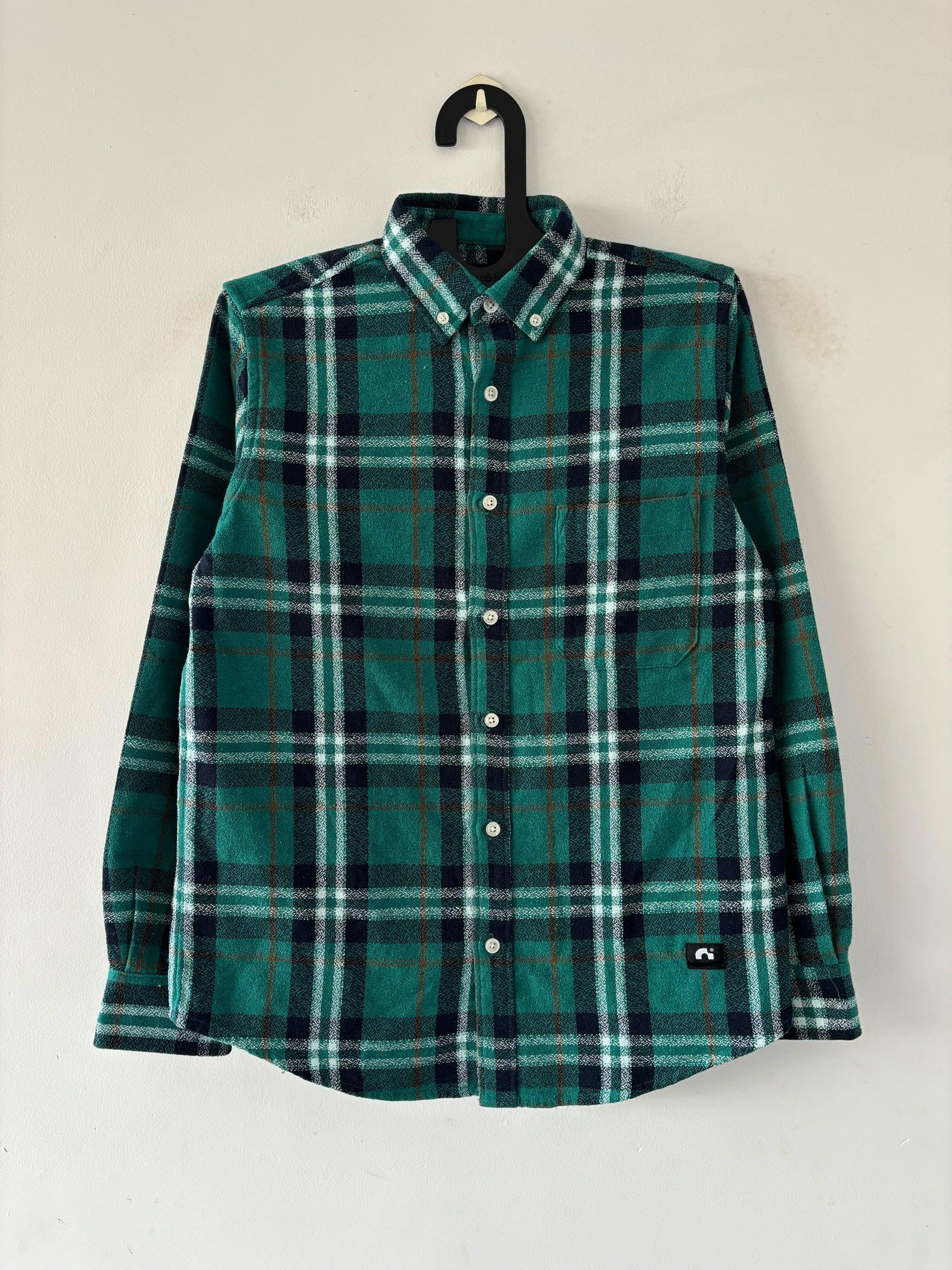 Teal green Flannels Teal green Flannels