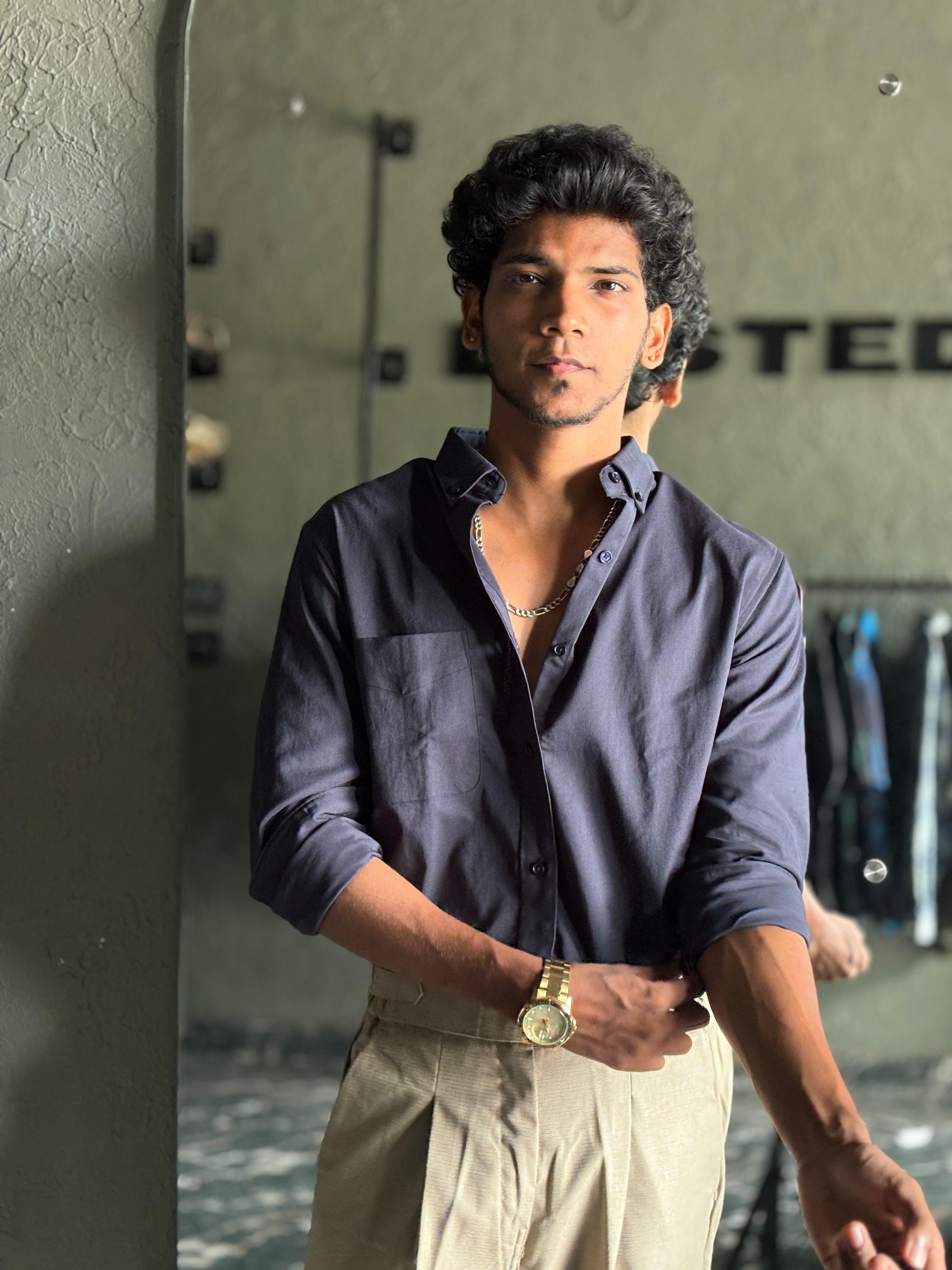 Midnight blue oxford shirt Midnight blue oxford shirt