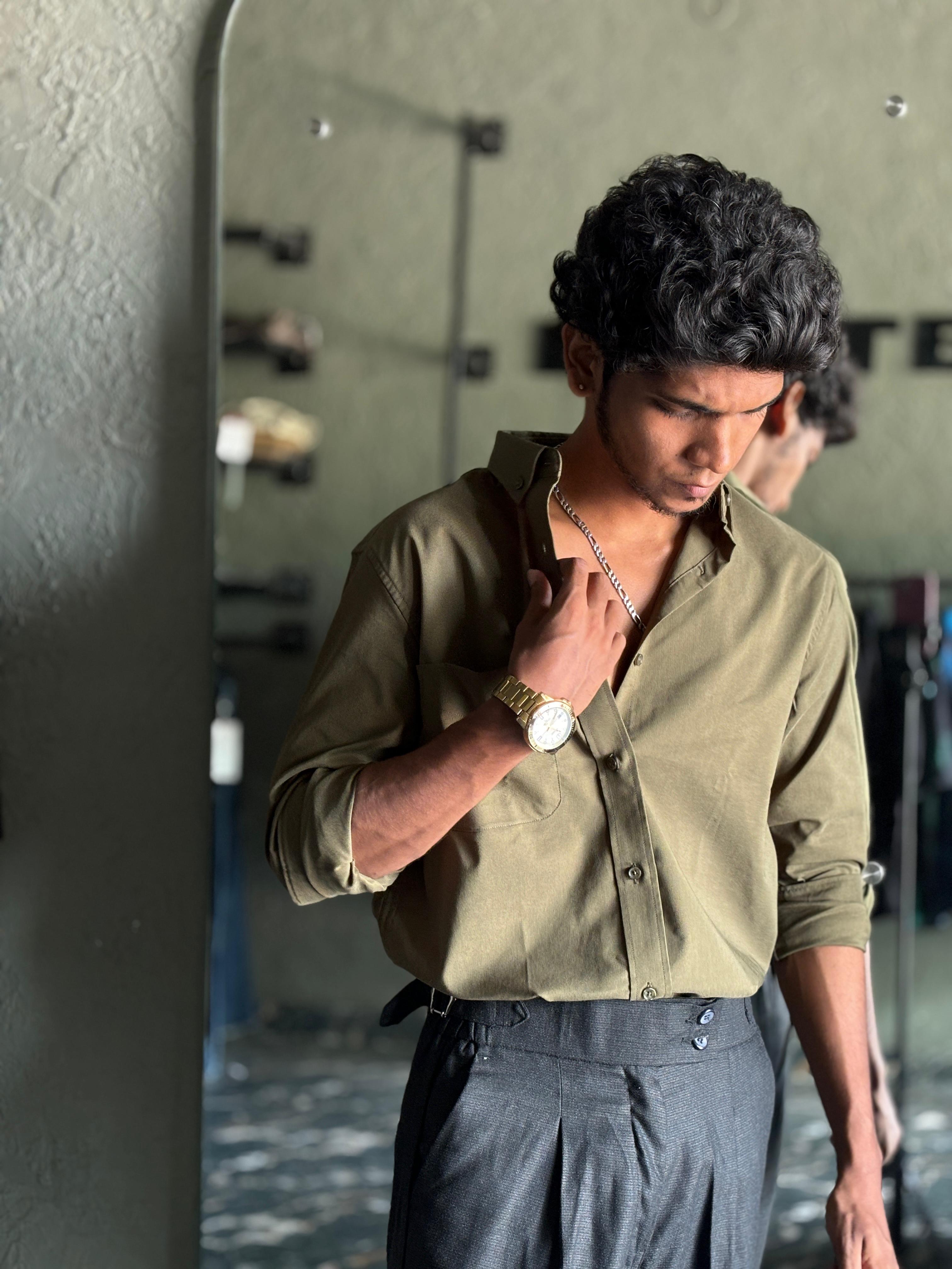 Olive Oxford Shirt Olive Oxford Shirt