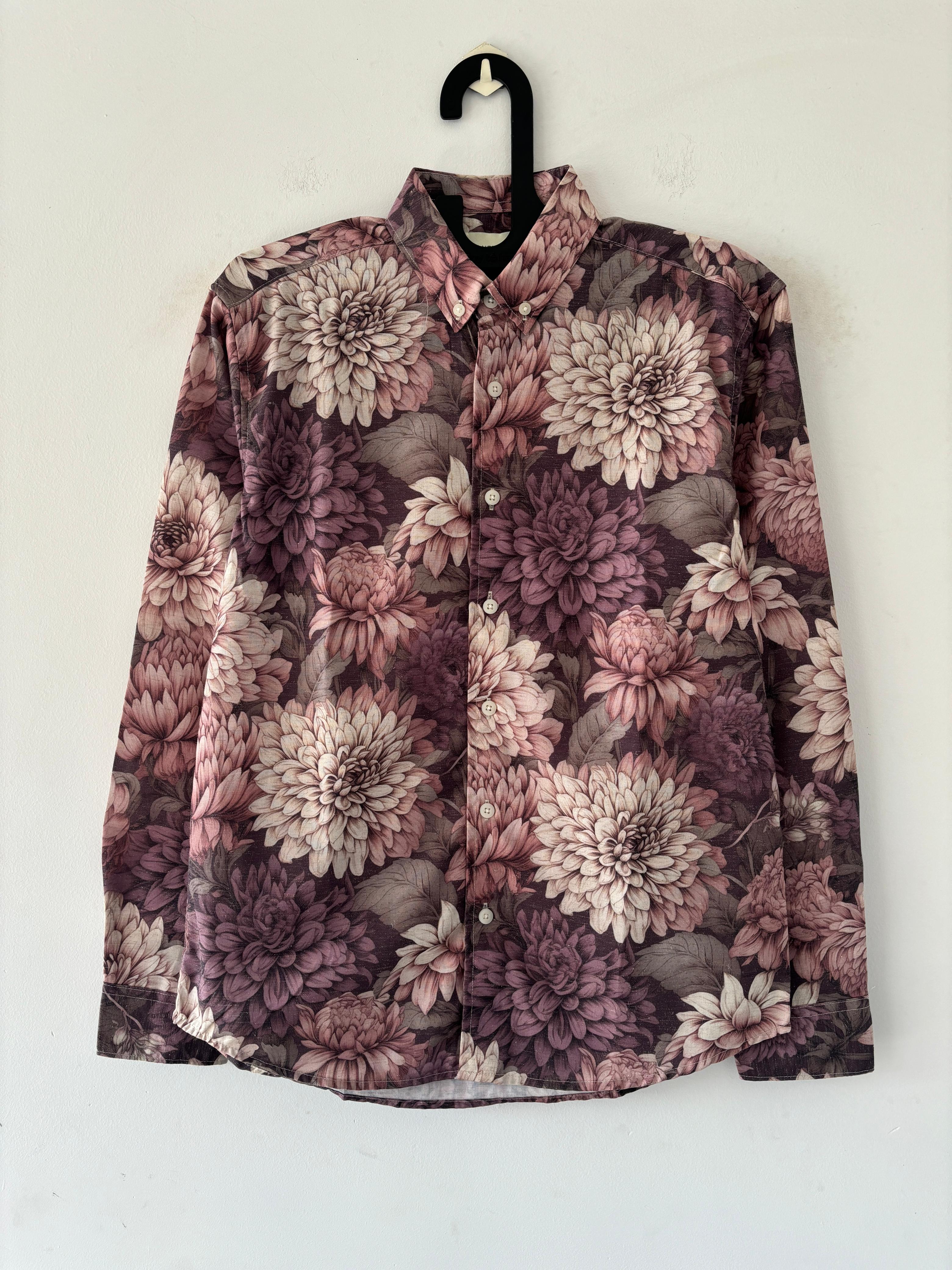 Purple floral printed shirt Purple floral printed shirt