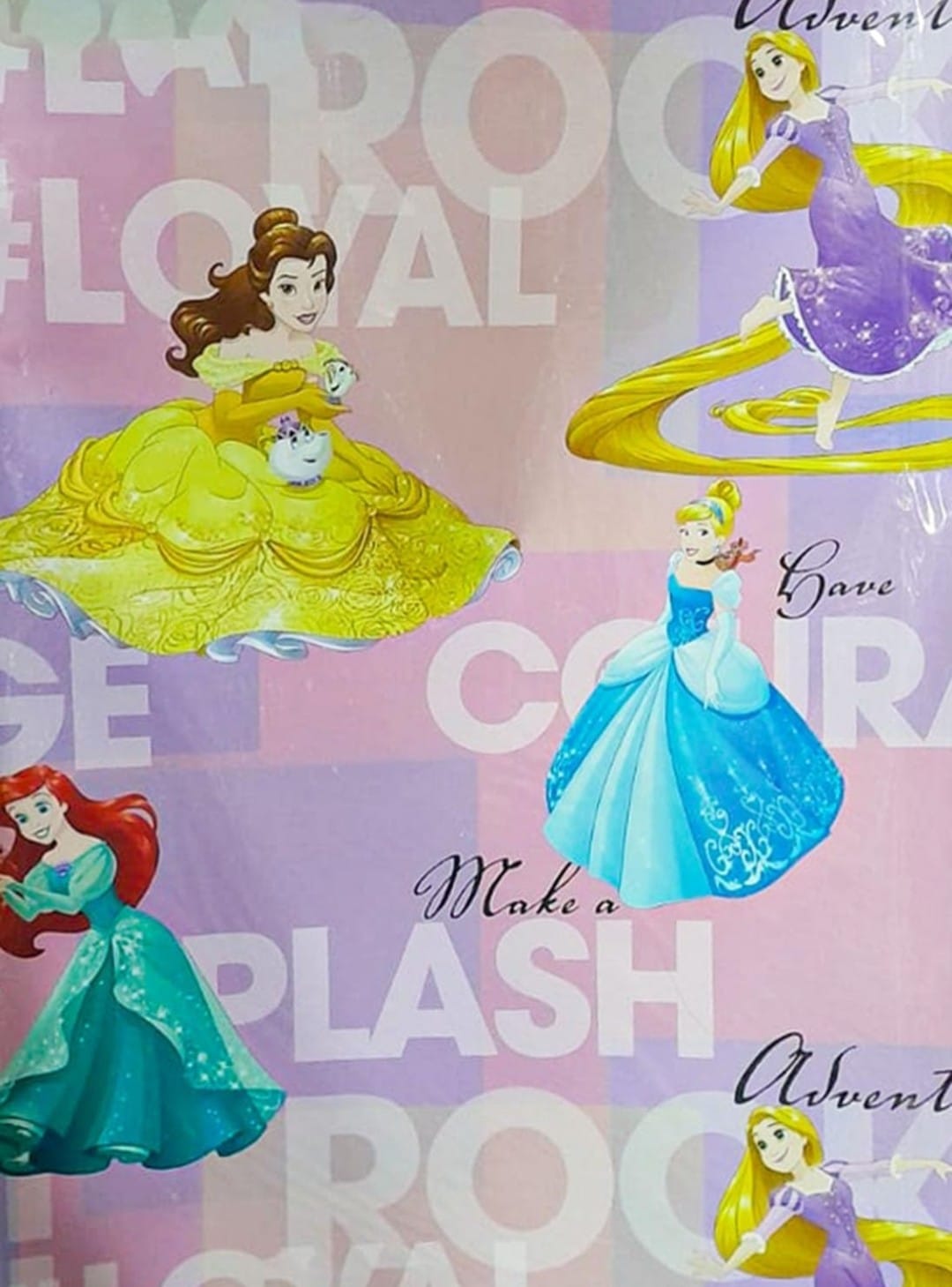 Gift Wrapping Sheet - Princess theme