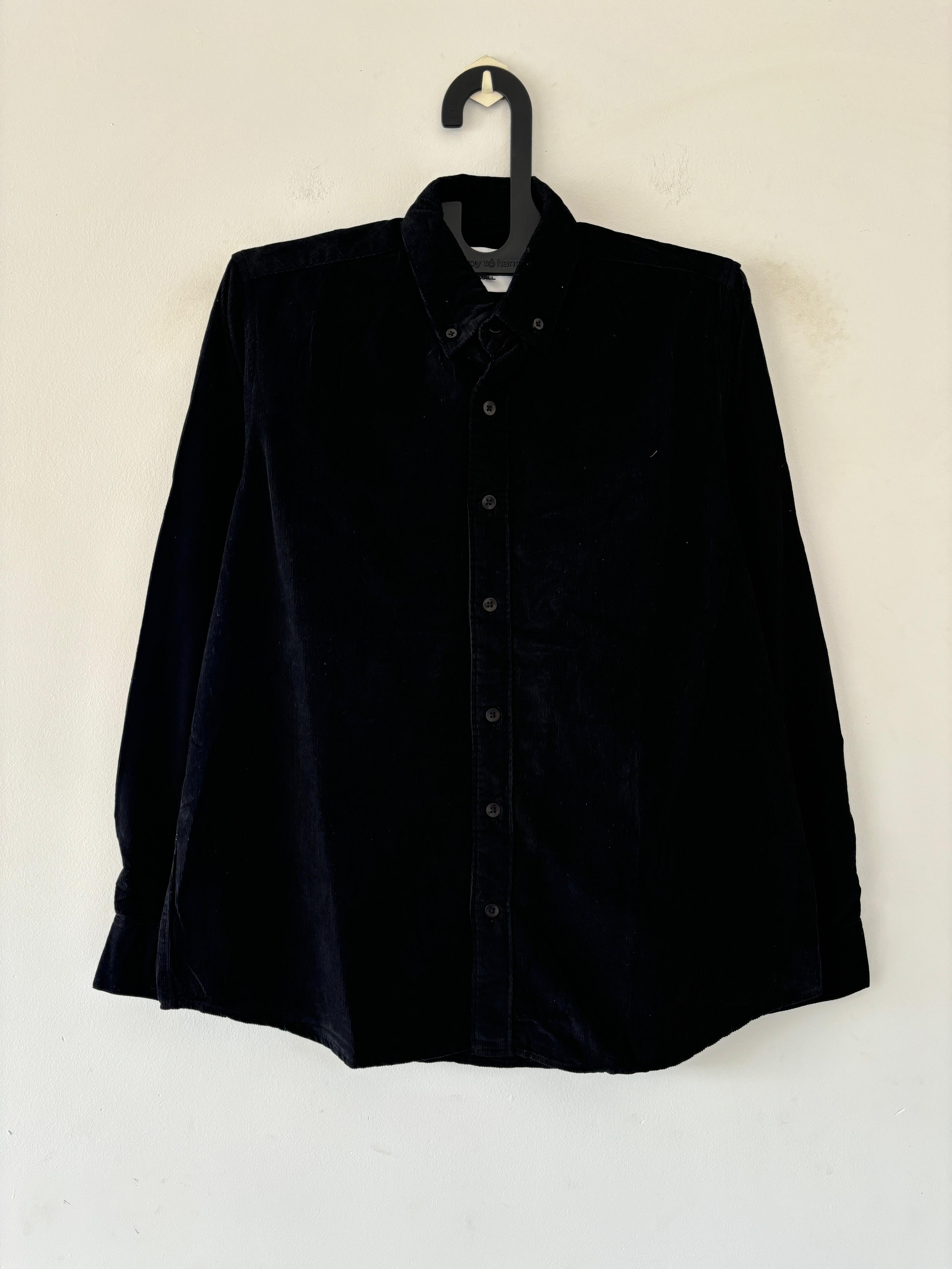 Black corduroy shirt Black corduroy shirt
