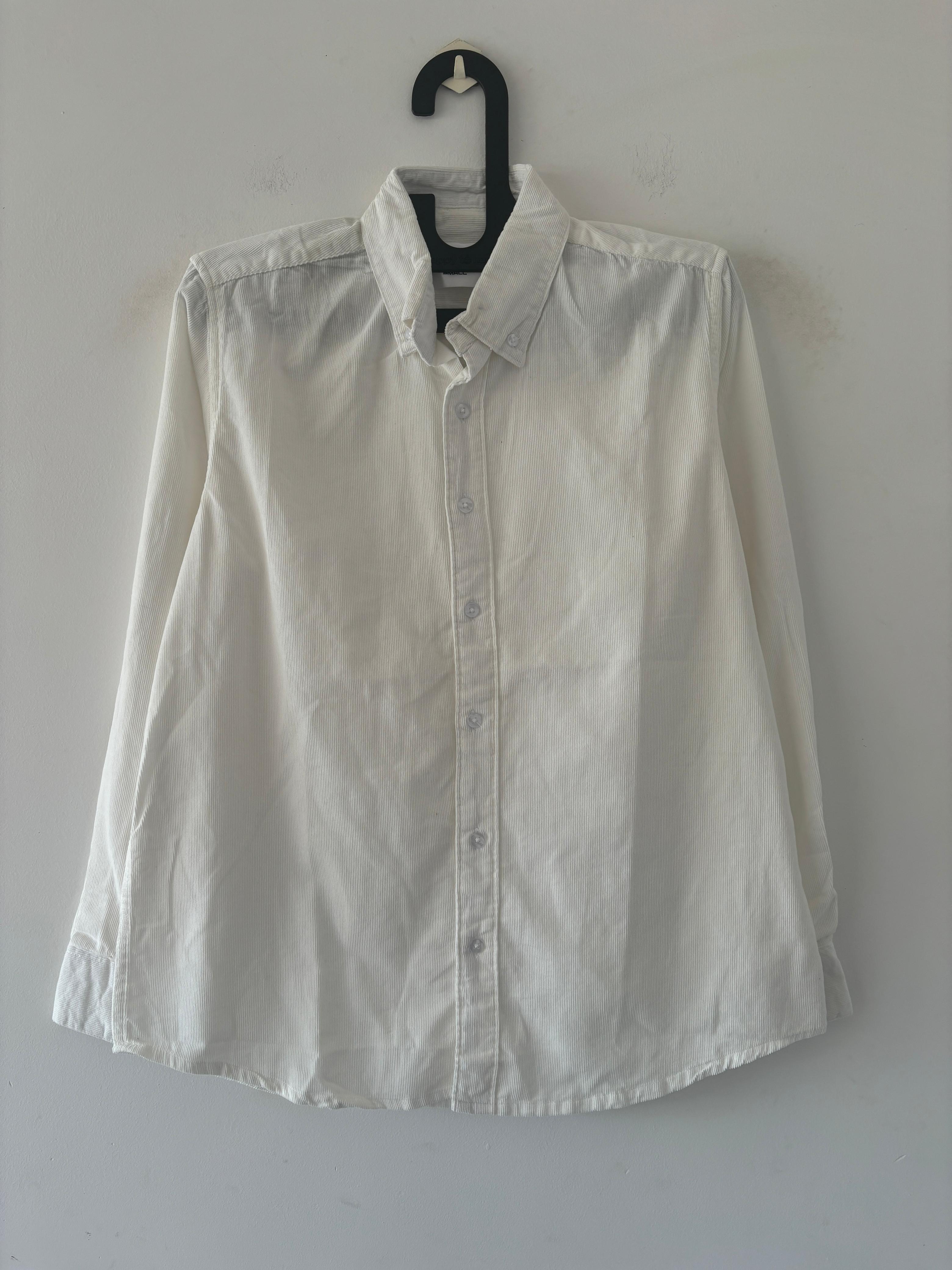 White corduroy shirt White corduroy shirt