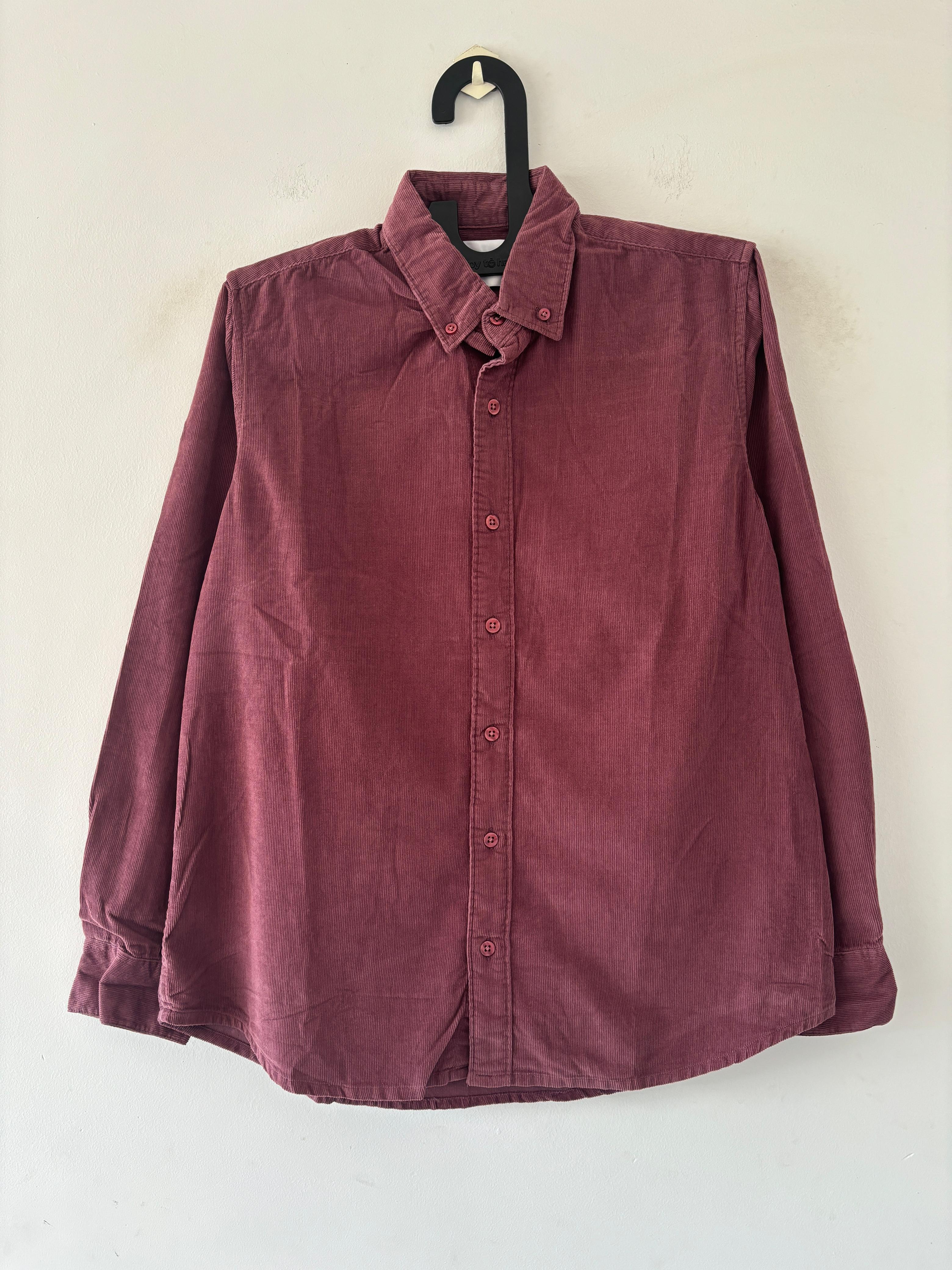 Heather mauve corduroy shirt Heather mauve corduroy shirt