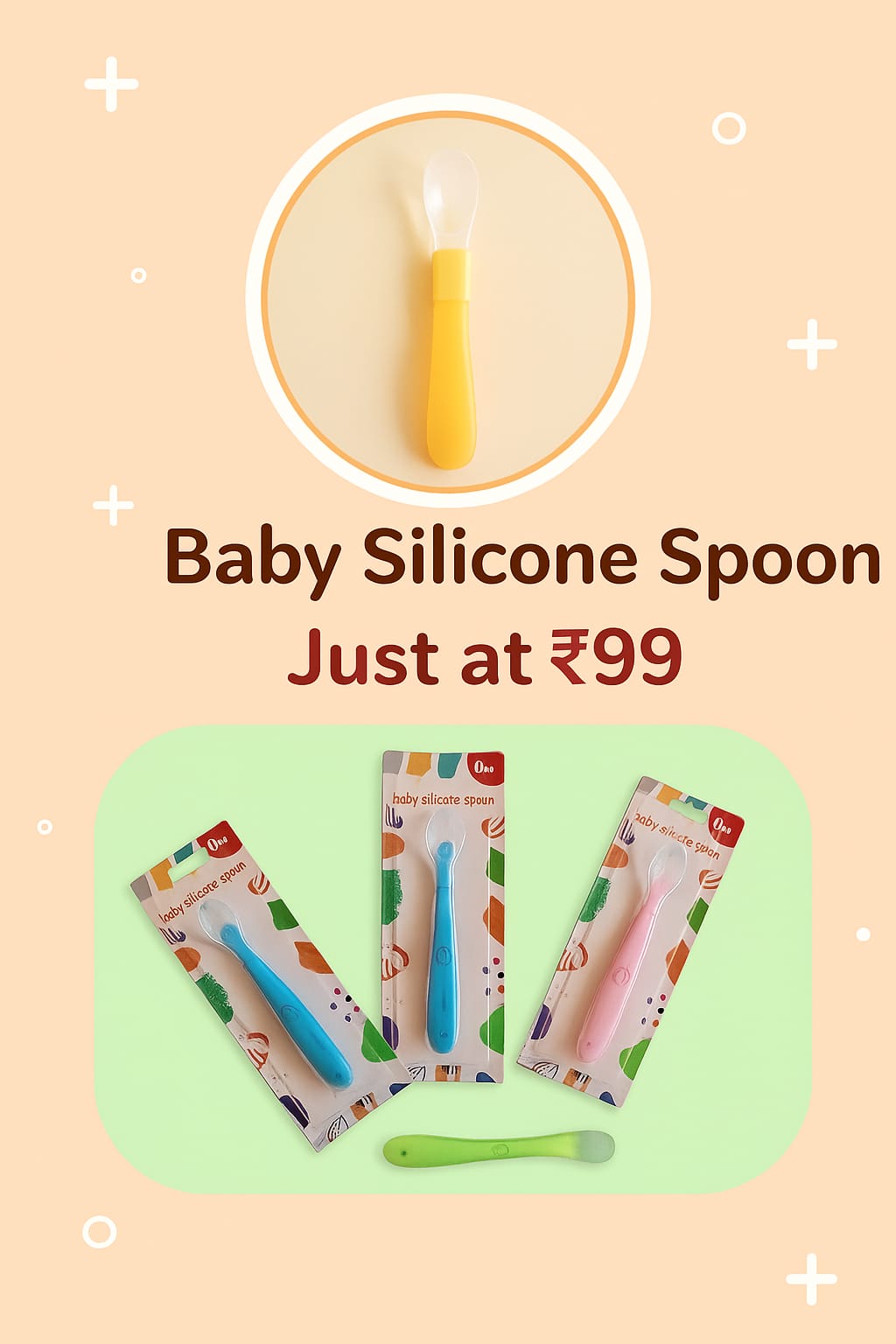 Baby feeding spoon-Silicon Baby feeding spoon-Silicon
