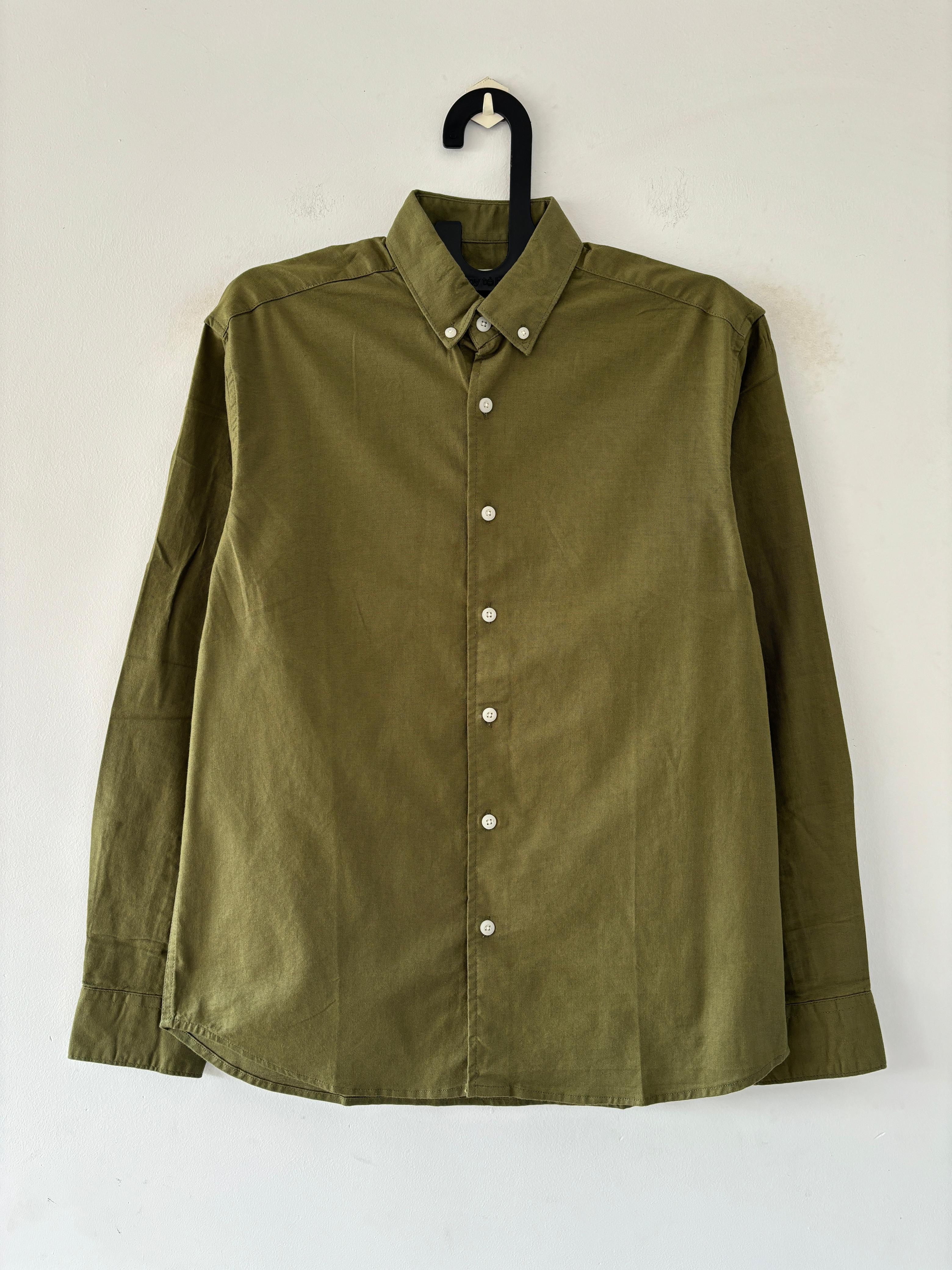 Olive solid shirt Olive solid shirt