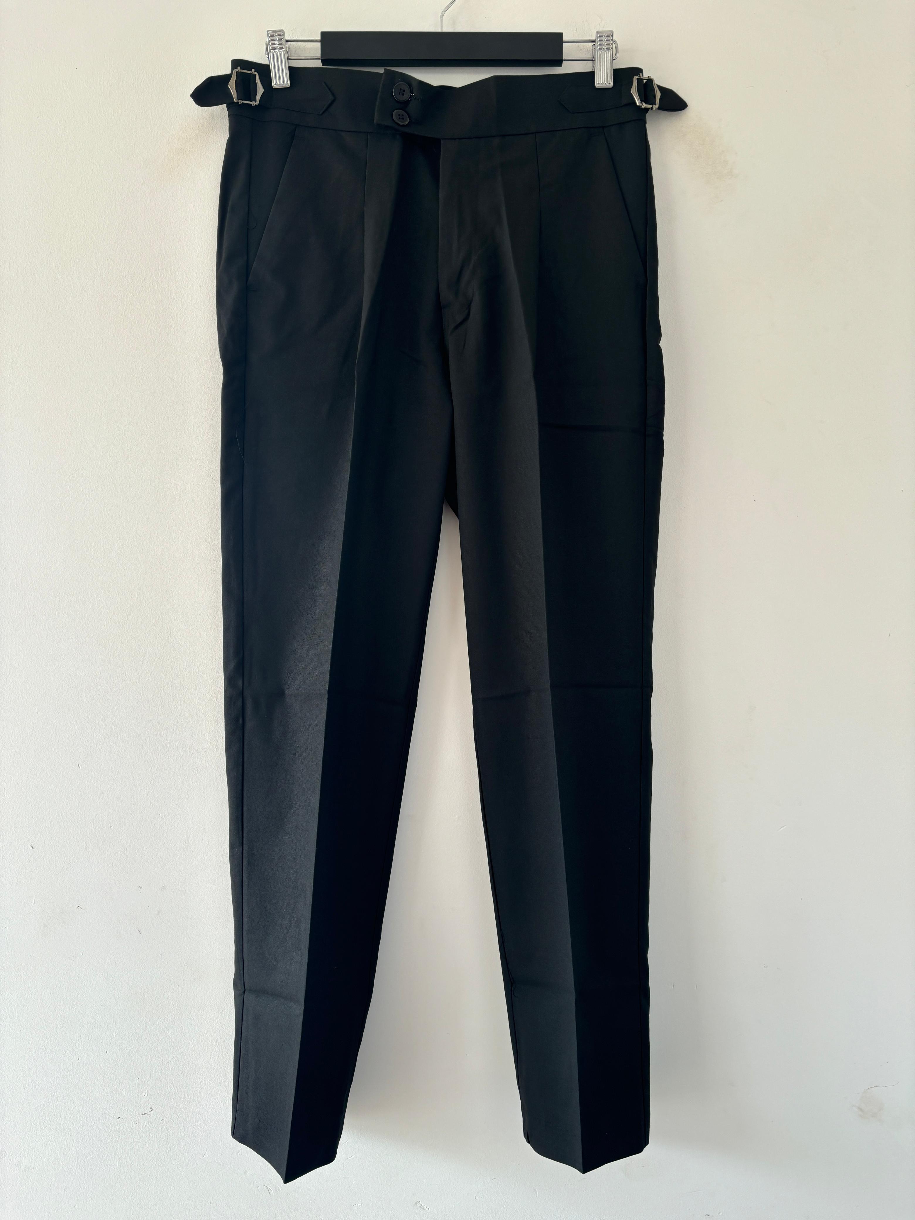 Black Italian Gurkha pant Black Italian Gurkha pant