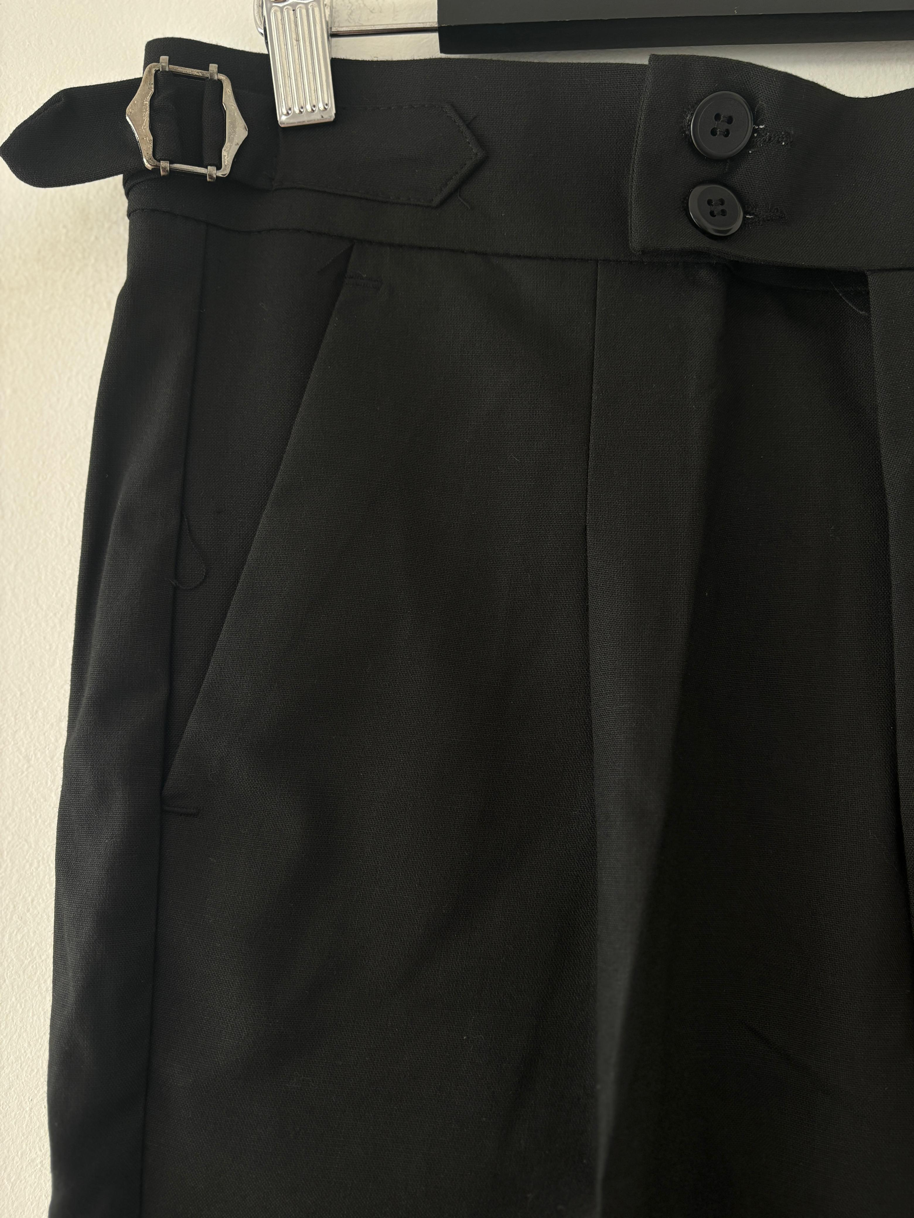 Black Italian Gurkha pant Black Italian Gurkha pant