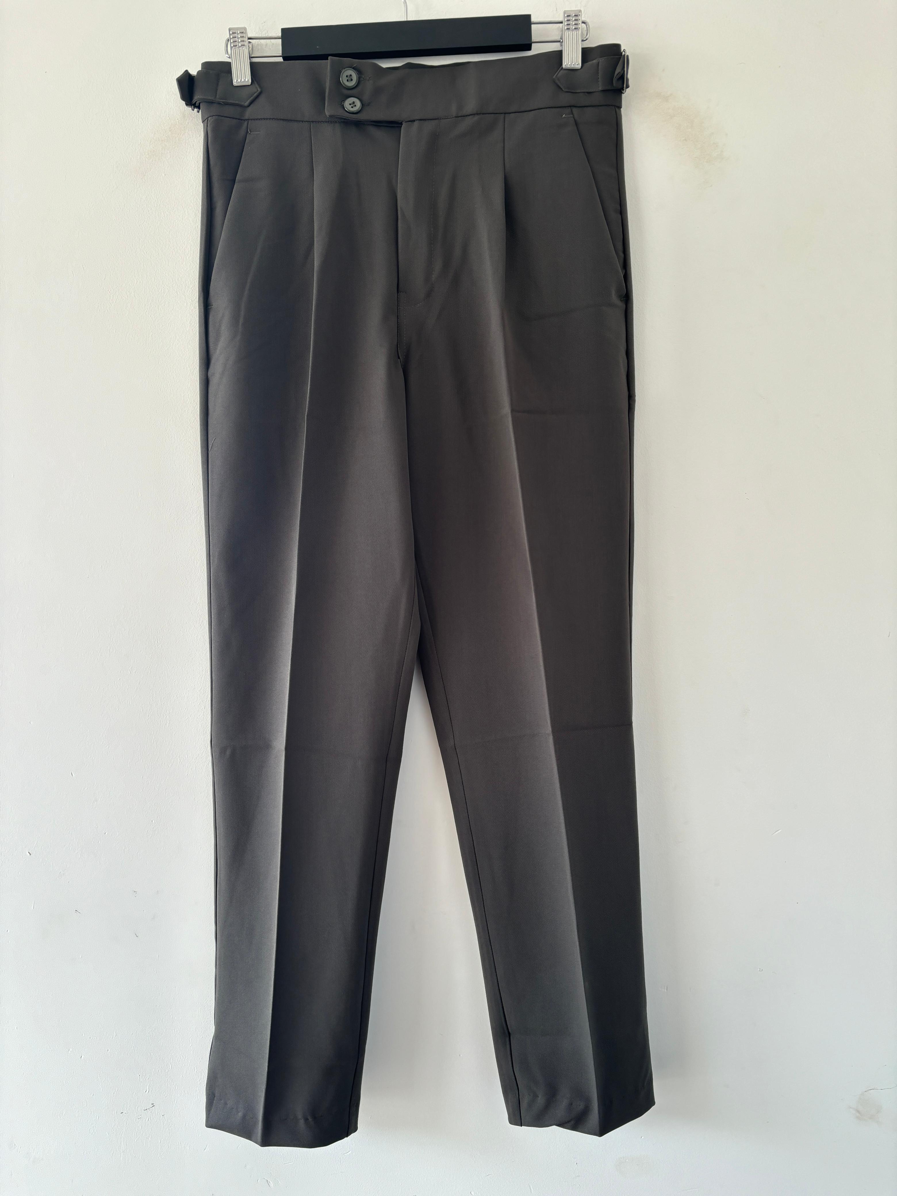 Dark grey Italian Gurkha pant Dark grey Italian Gurkha pant