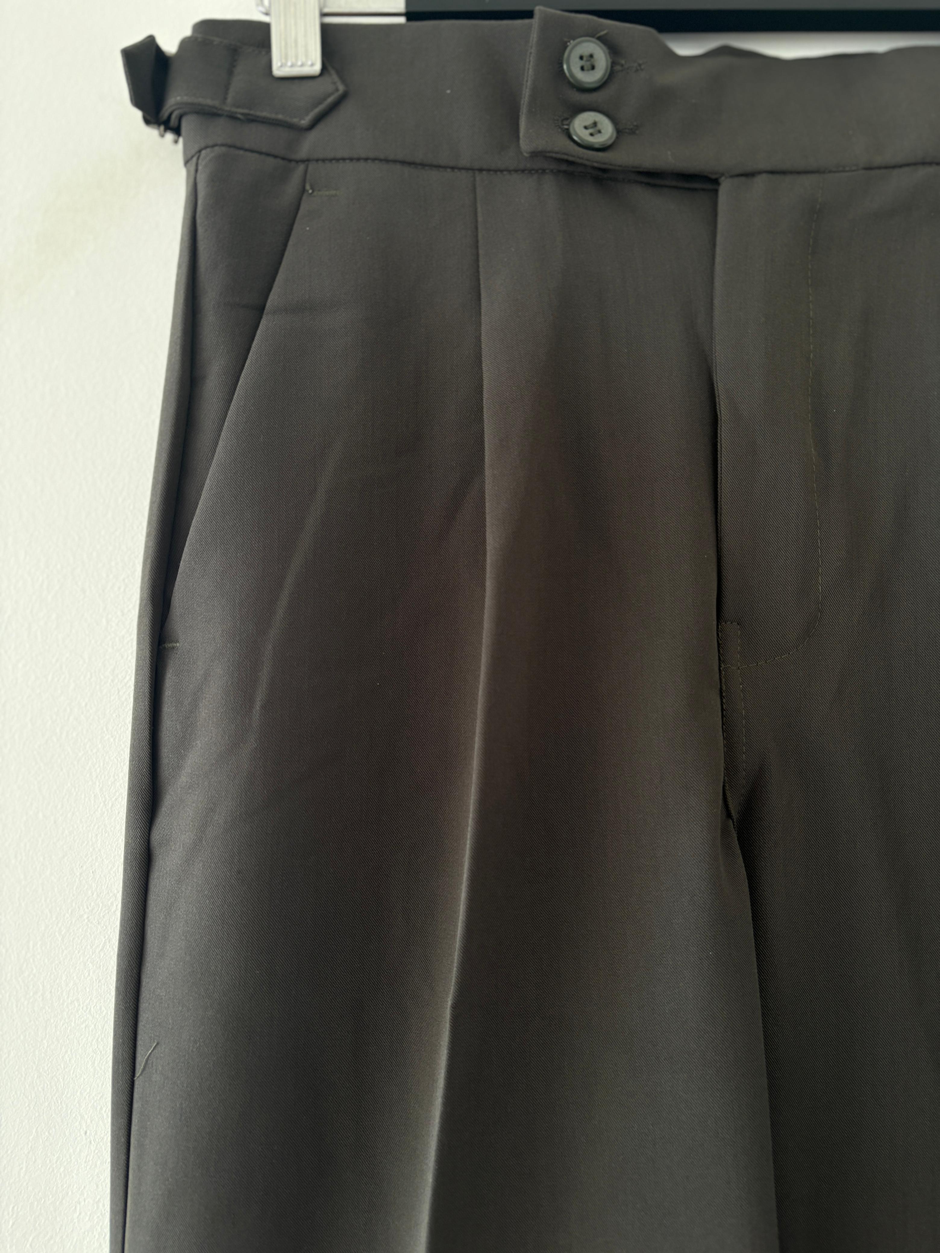 Dark grey Italian Gurkha pant Dark grey Italian Gurkha pant