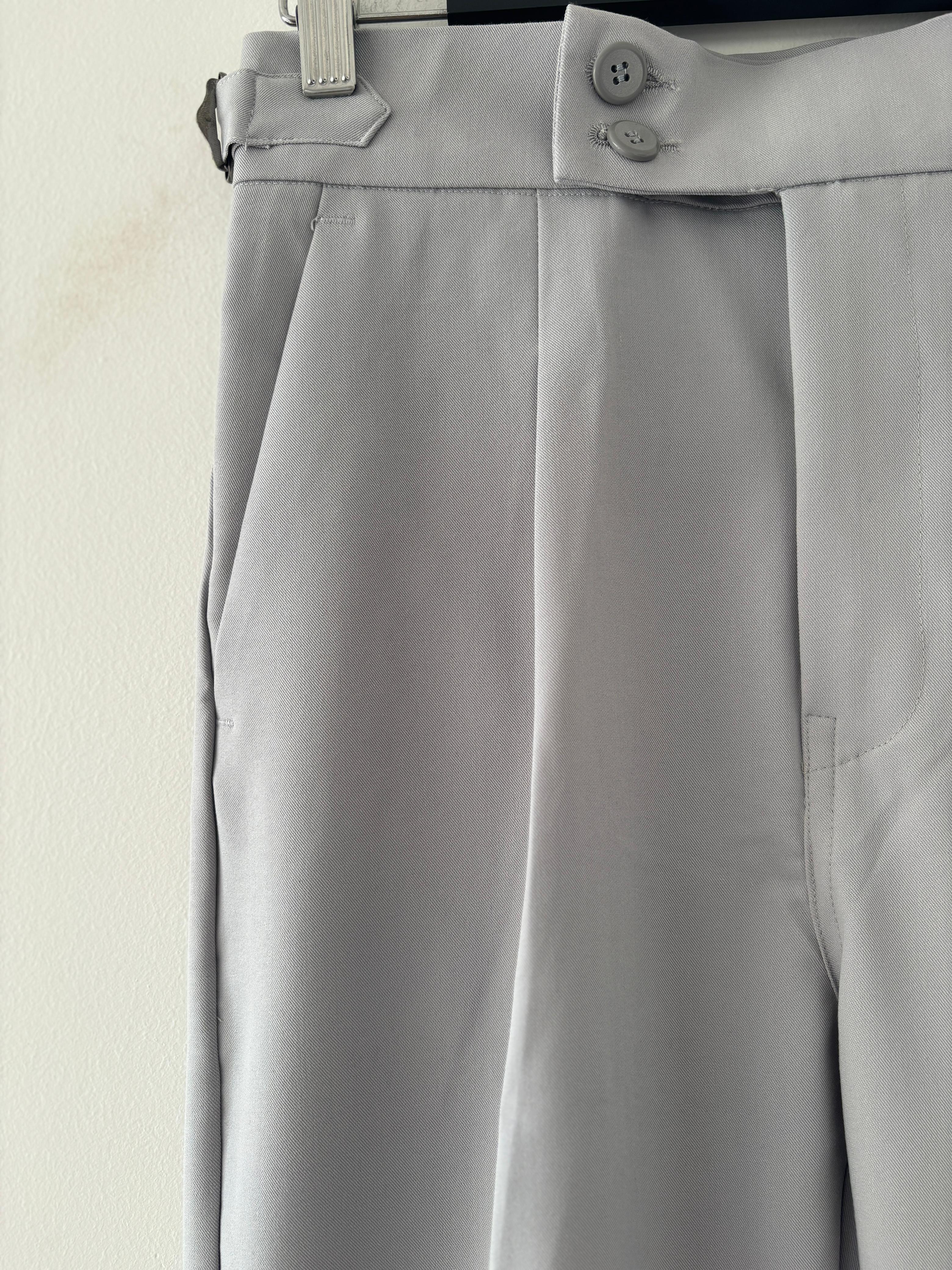 Light grey Italian Gurkha pant