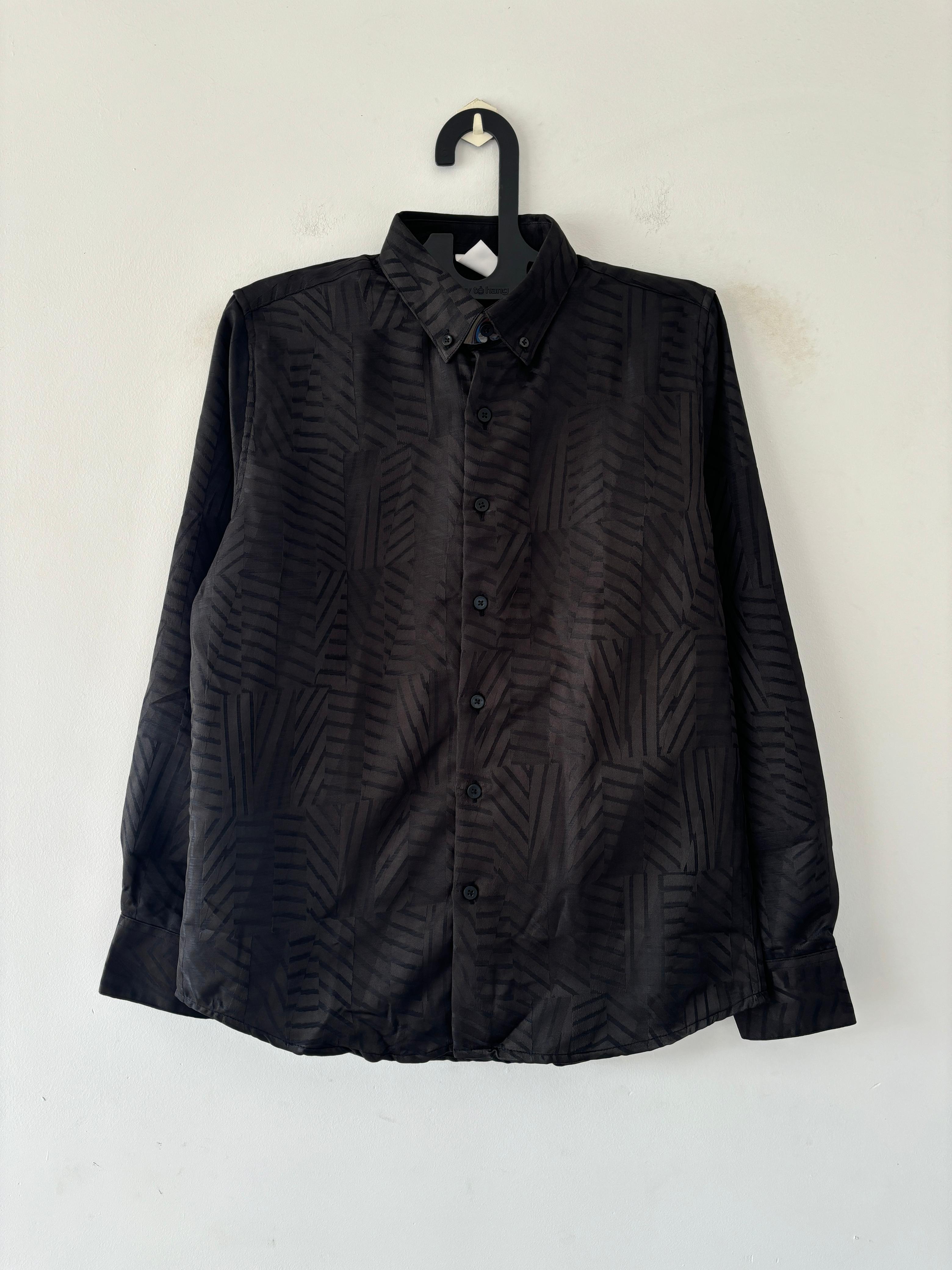 Black Textured designer shirt Black Textured designer shirt
