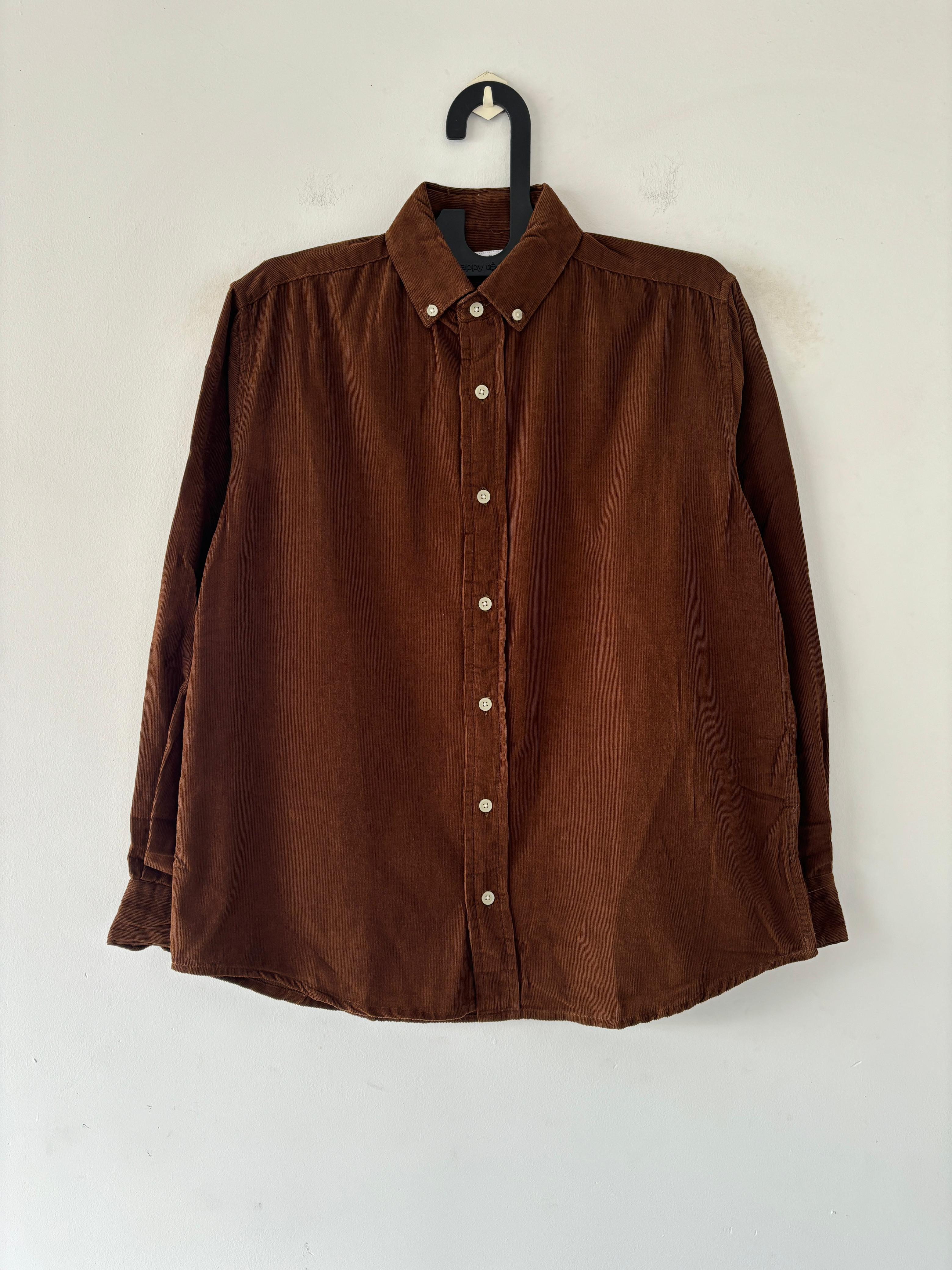 Brown corduroy shirt Brown corduroy shirt