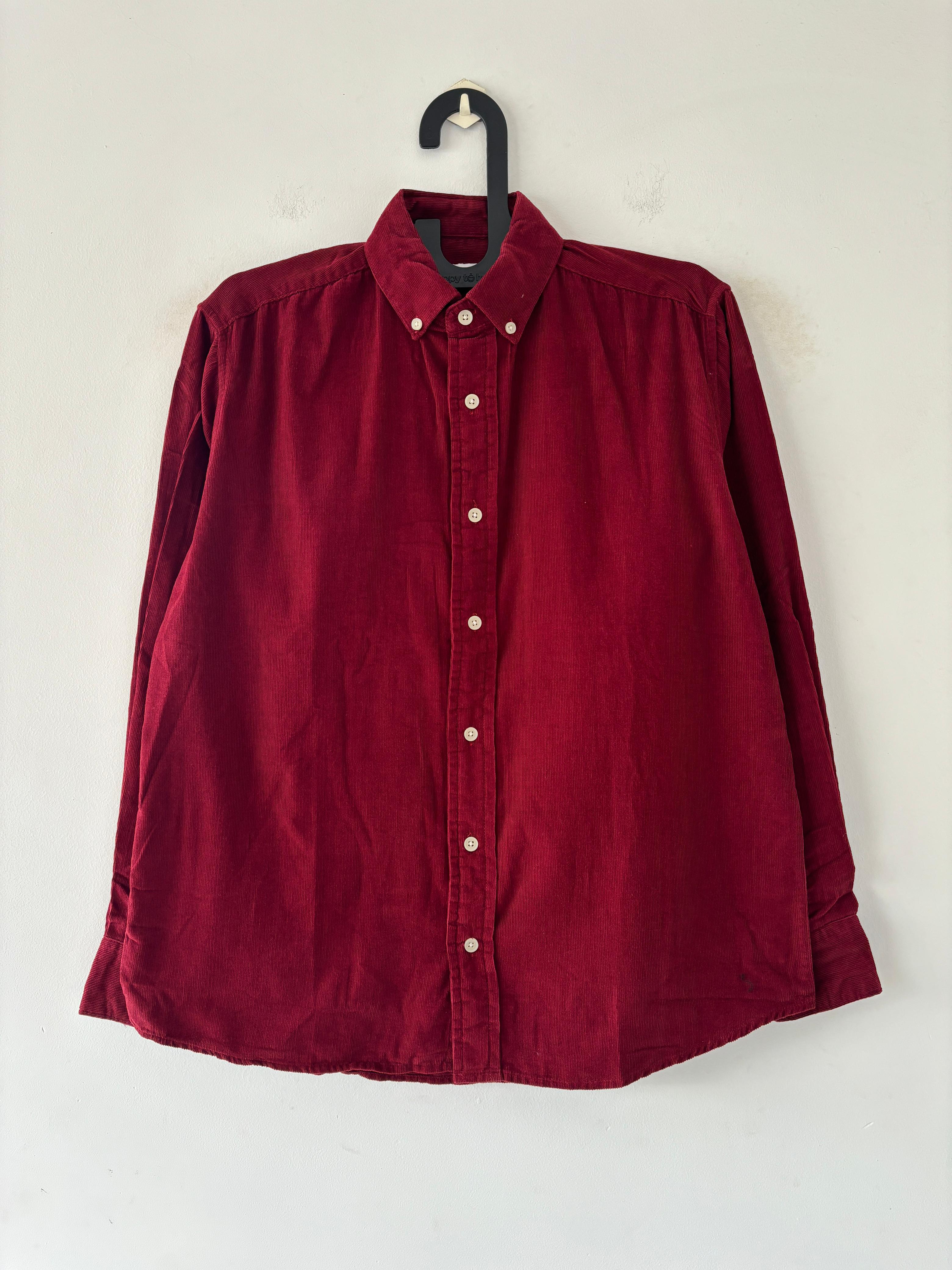 Cherry red corduroy shirt Cherry red corduroy shirt