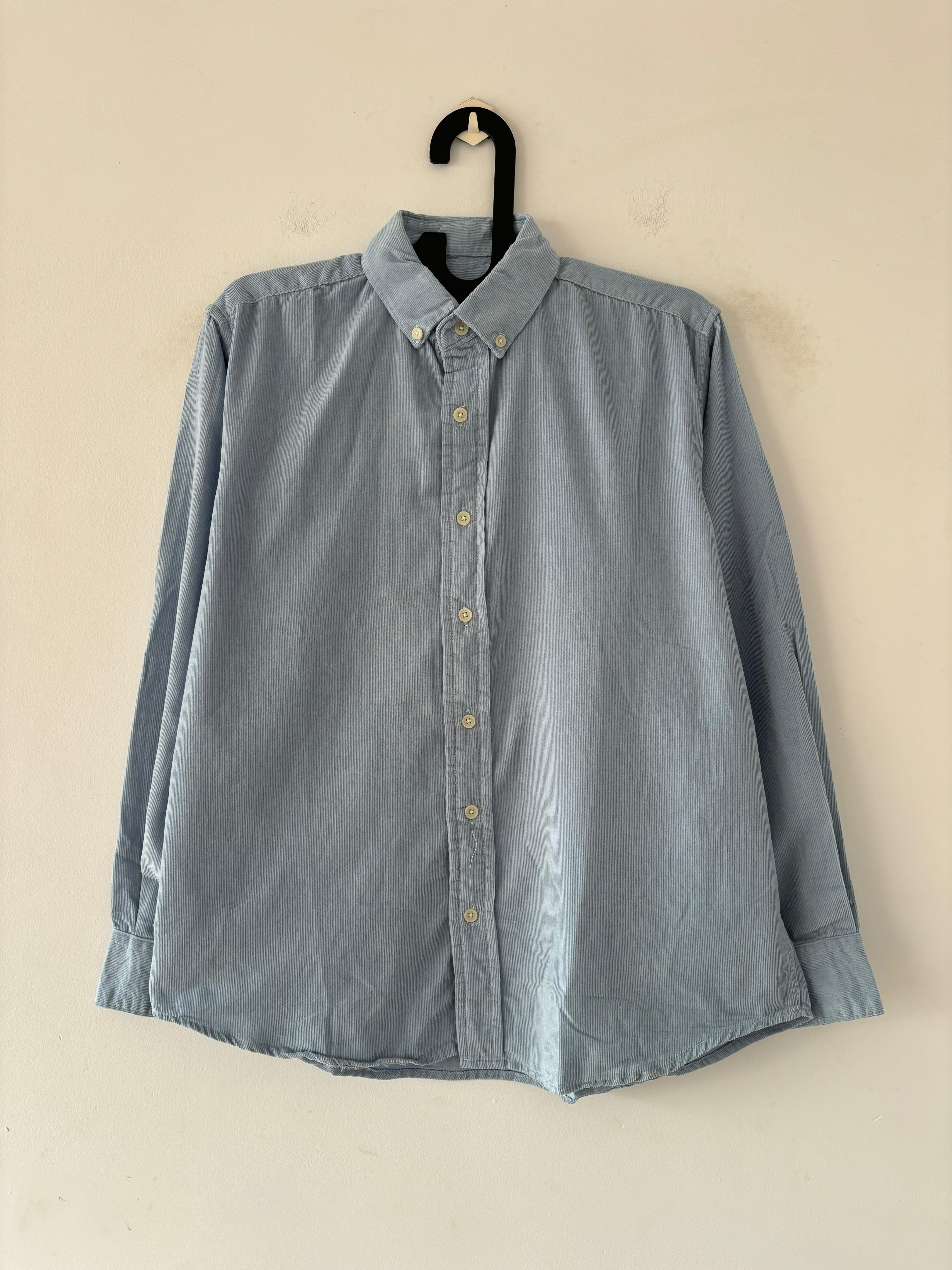 Sky blue corduroy shirt Sky blue corduroy shirt