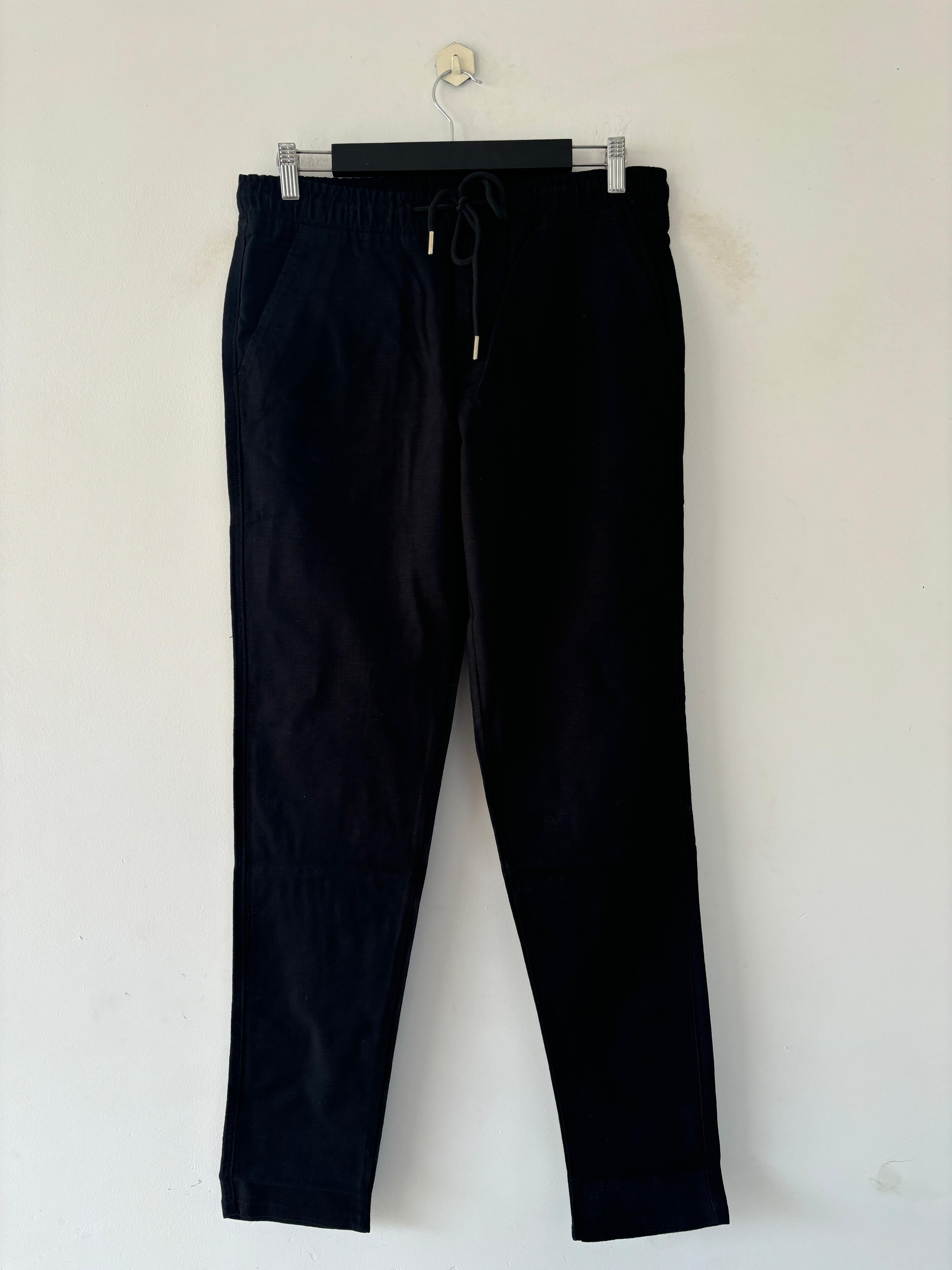 Black linen pants Black linen pants