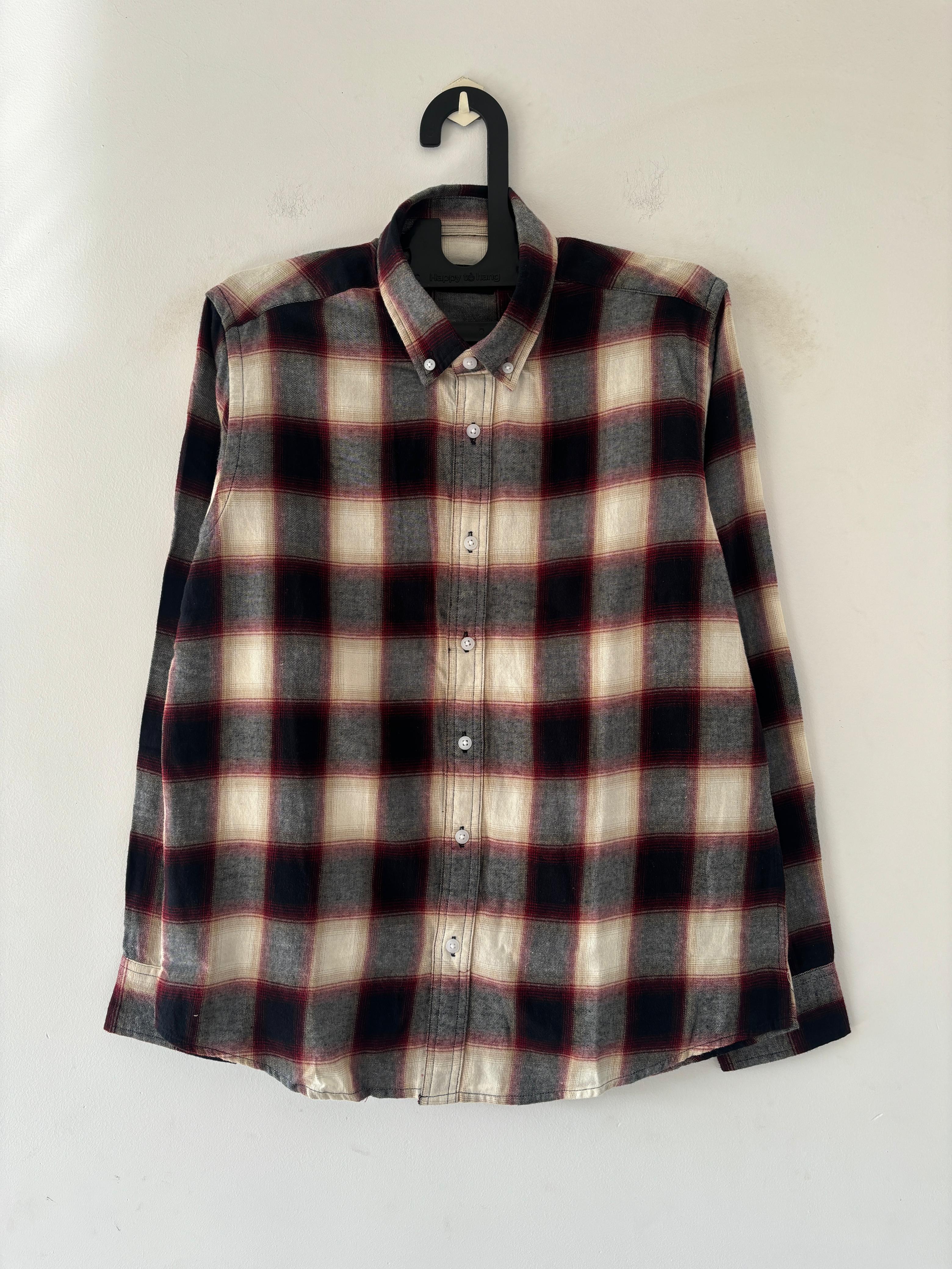 Maroon & beige Flannels shirt Maroon & beige Flannels shirt