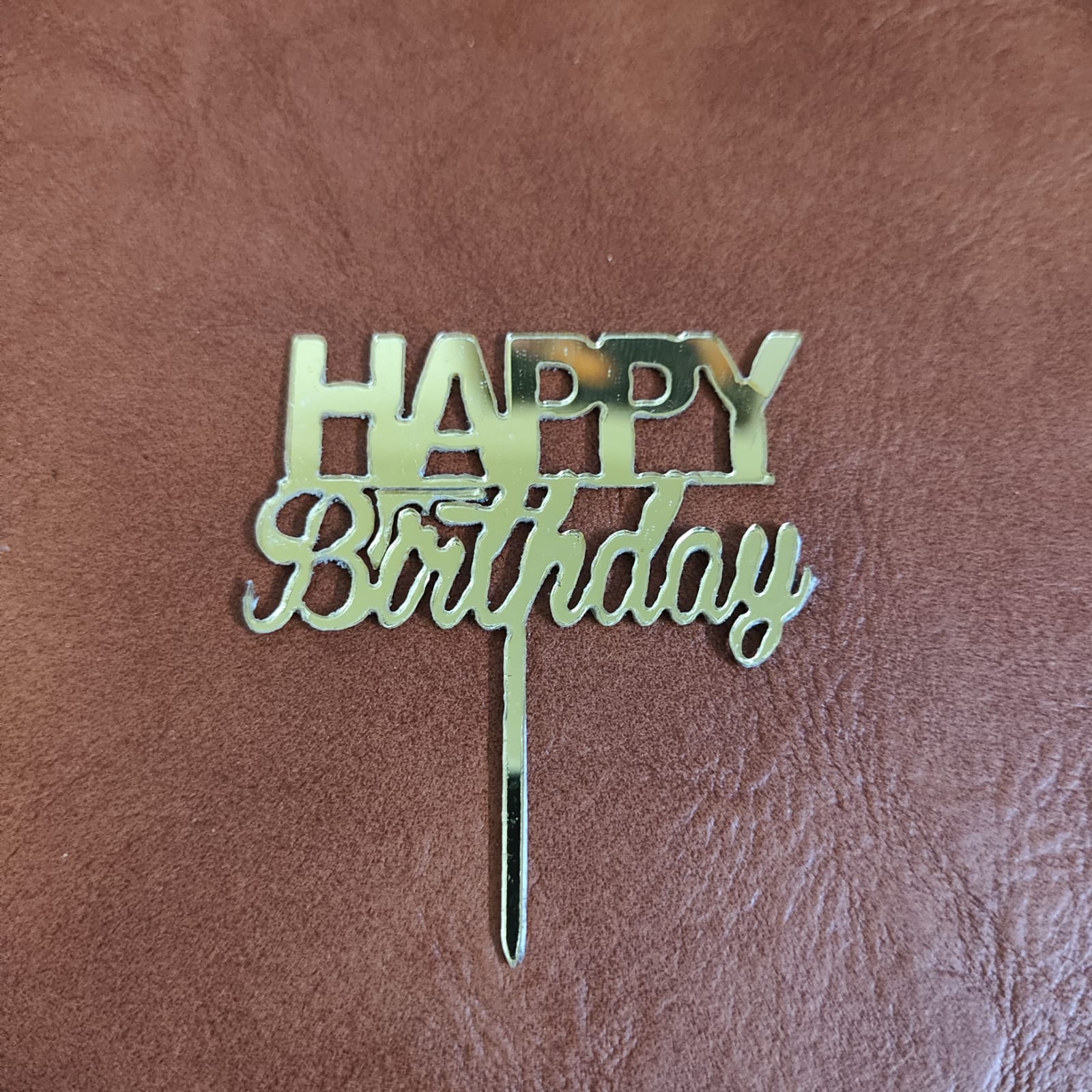 Happy Birthday Mini Acrylic Topper 01 Happy Birthday Mini Acrylic Topper 01