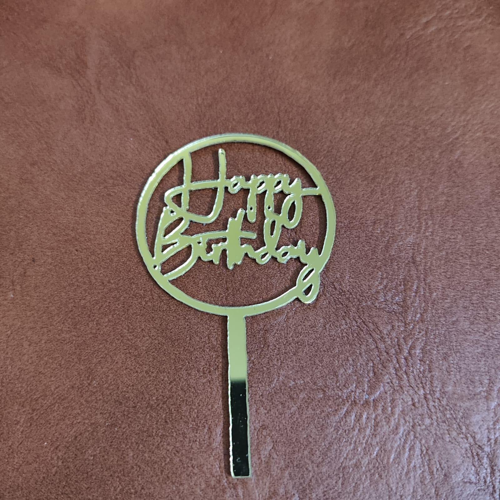 Happy Birthday Mini Acrylic Topper 02 Happy Birthday Mini Acrylic Topper 02