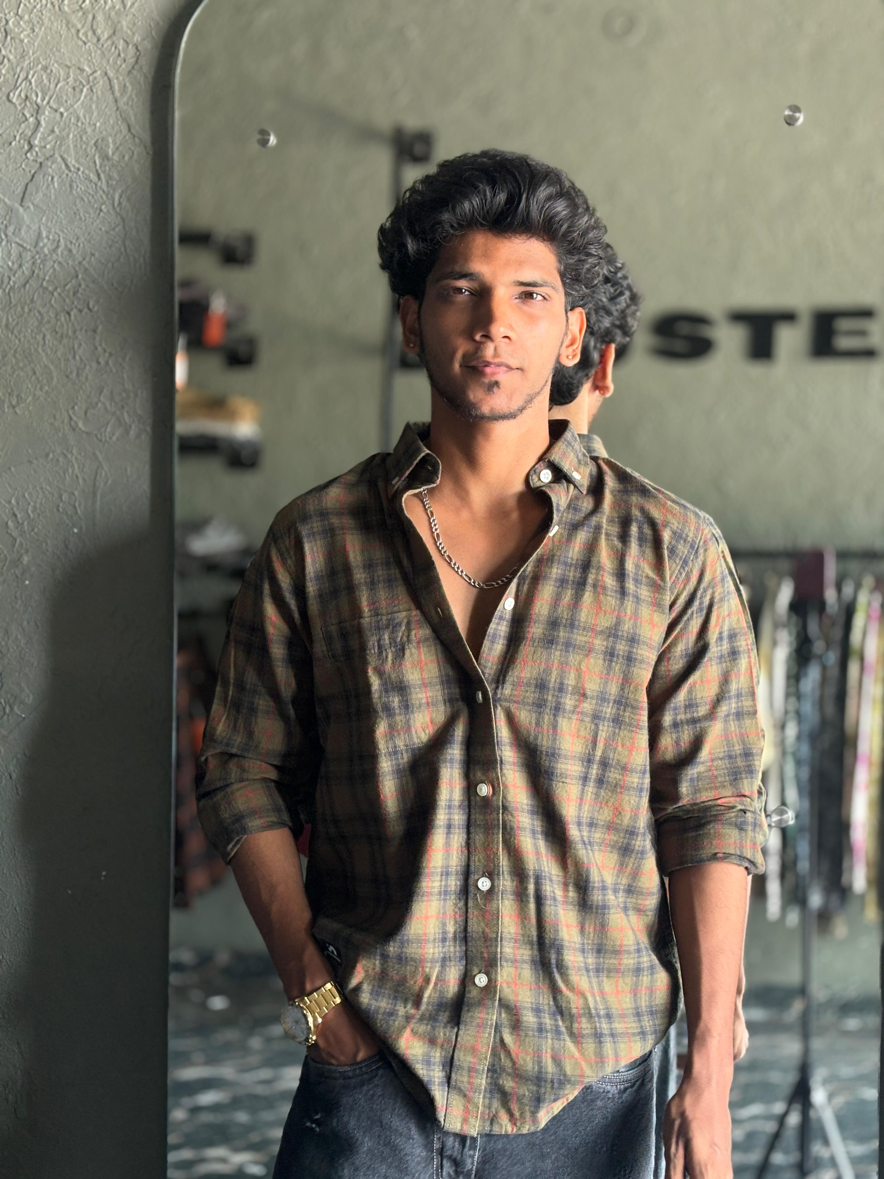 Olive & Navy Flannels shirt Olive & Navy Flannels shirt