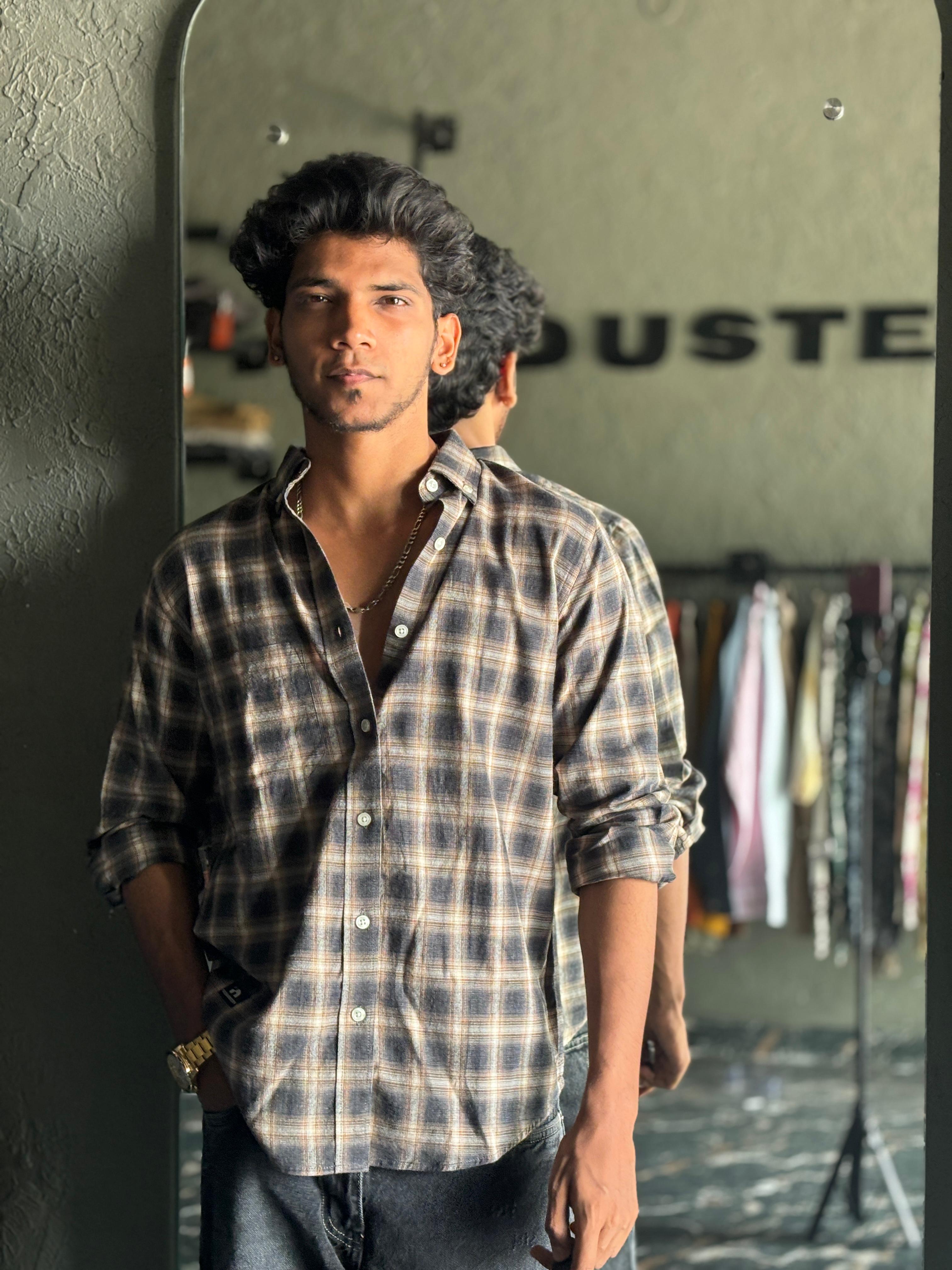 Grey & brown Flannels shirt Grey & brown Flannels shirt