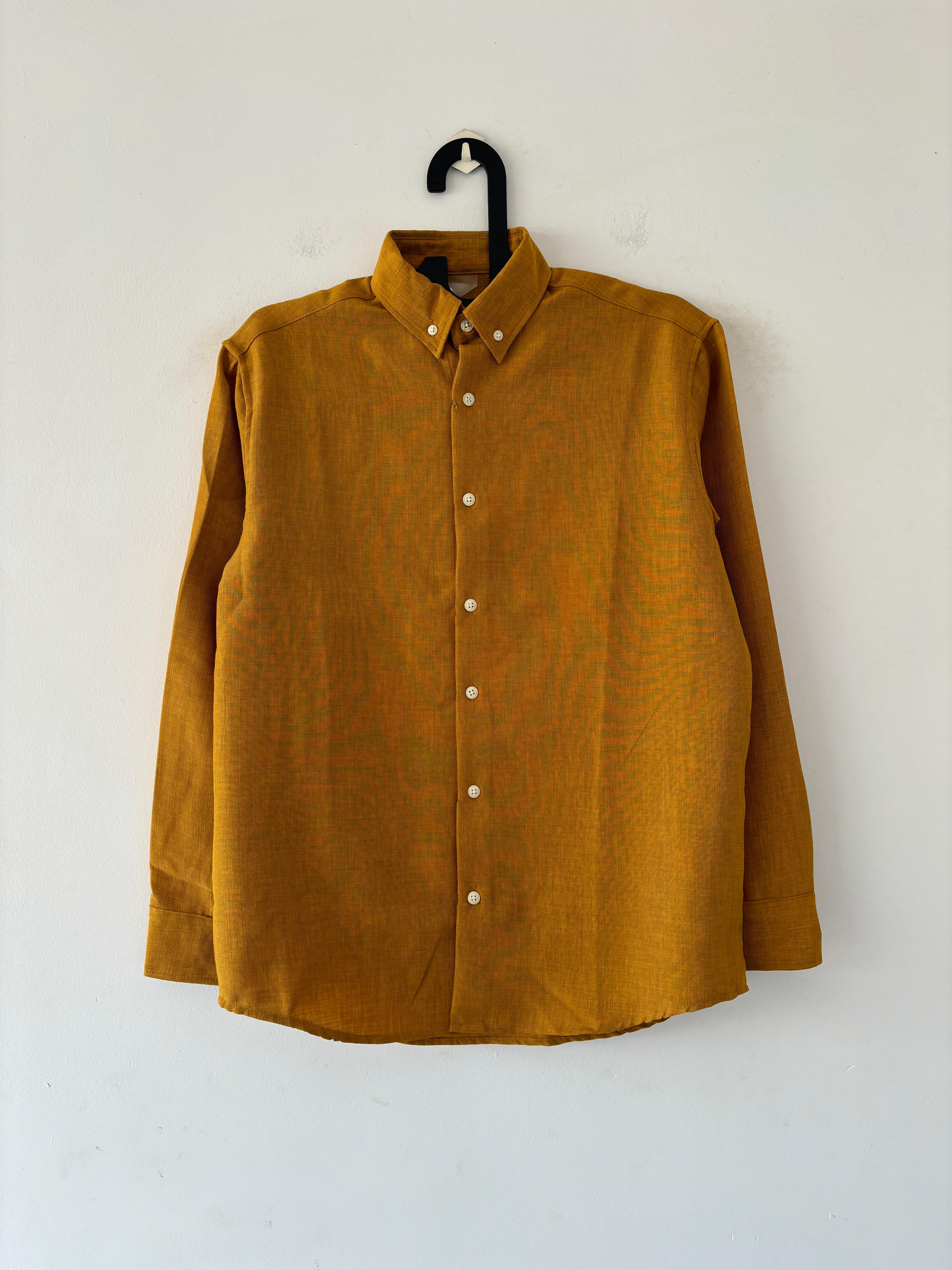 Mustard Linen blended shirt Mustard Linen blended shirt