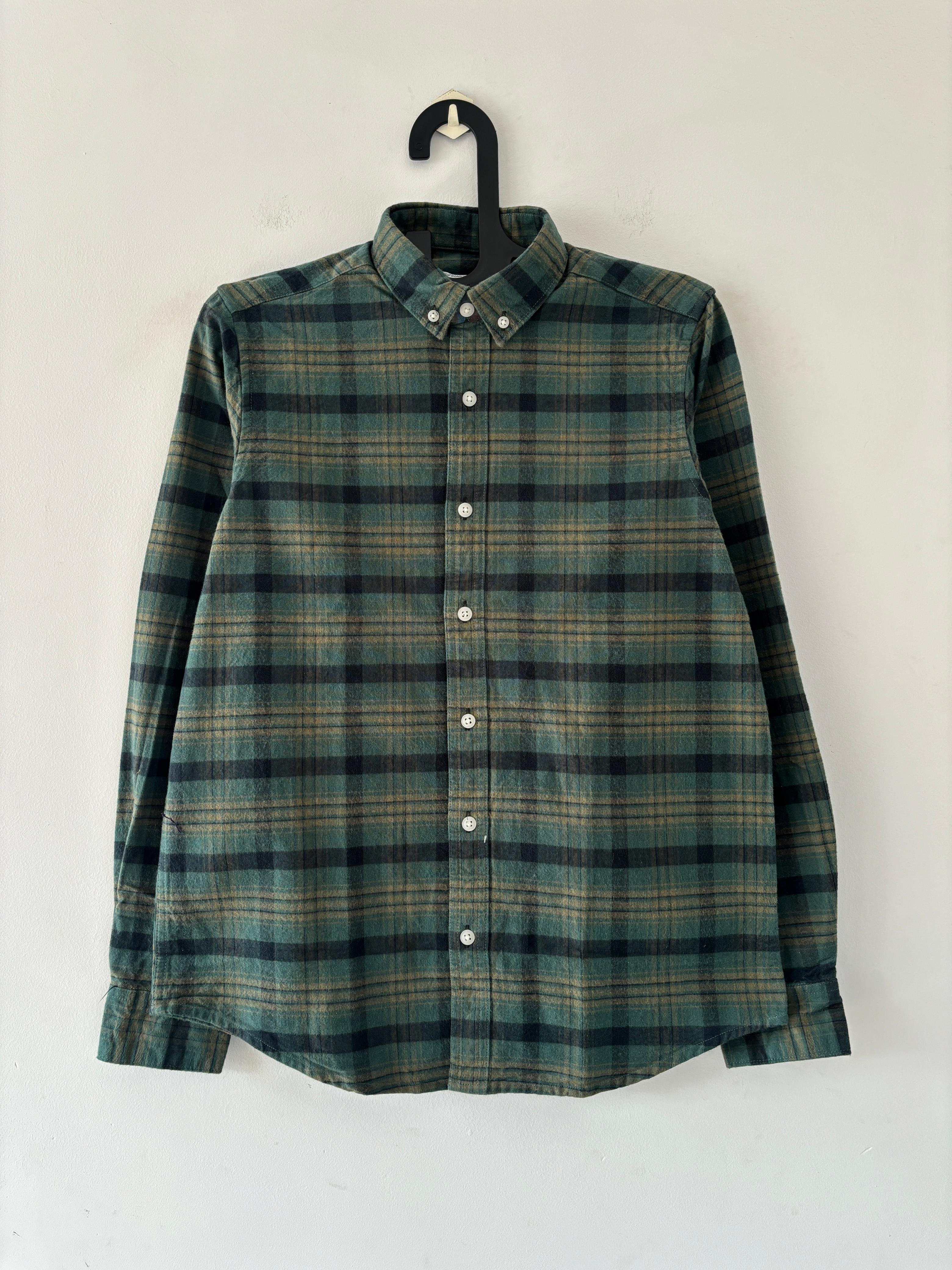 Sage green & sandal Flannels shirt