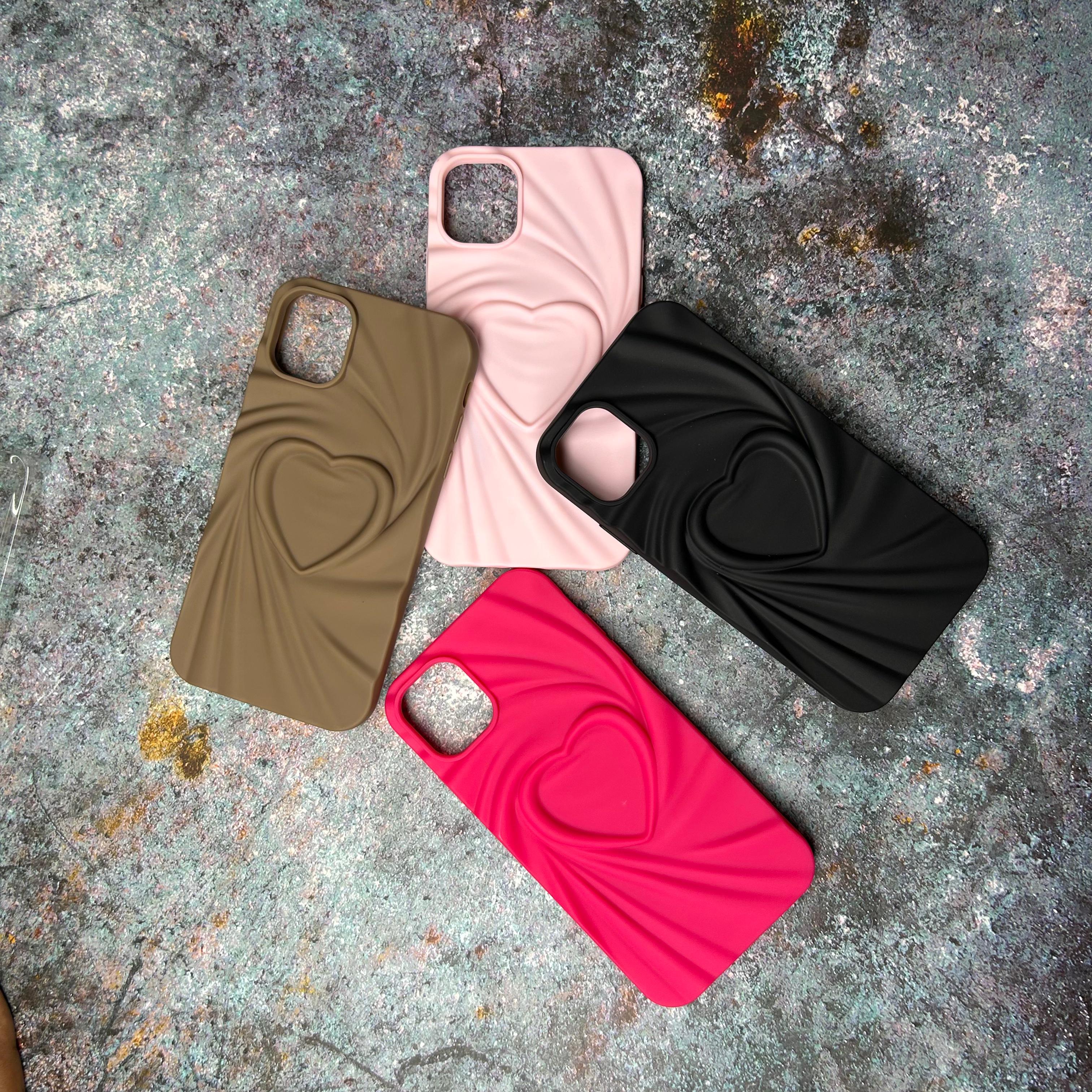 3D SILICONE HEART CASE