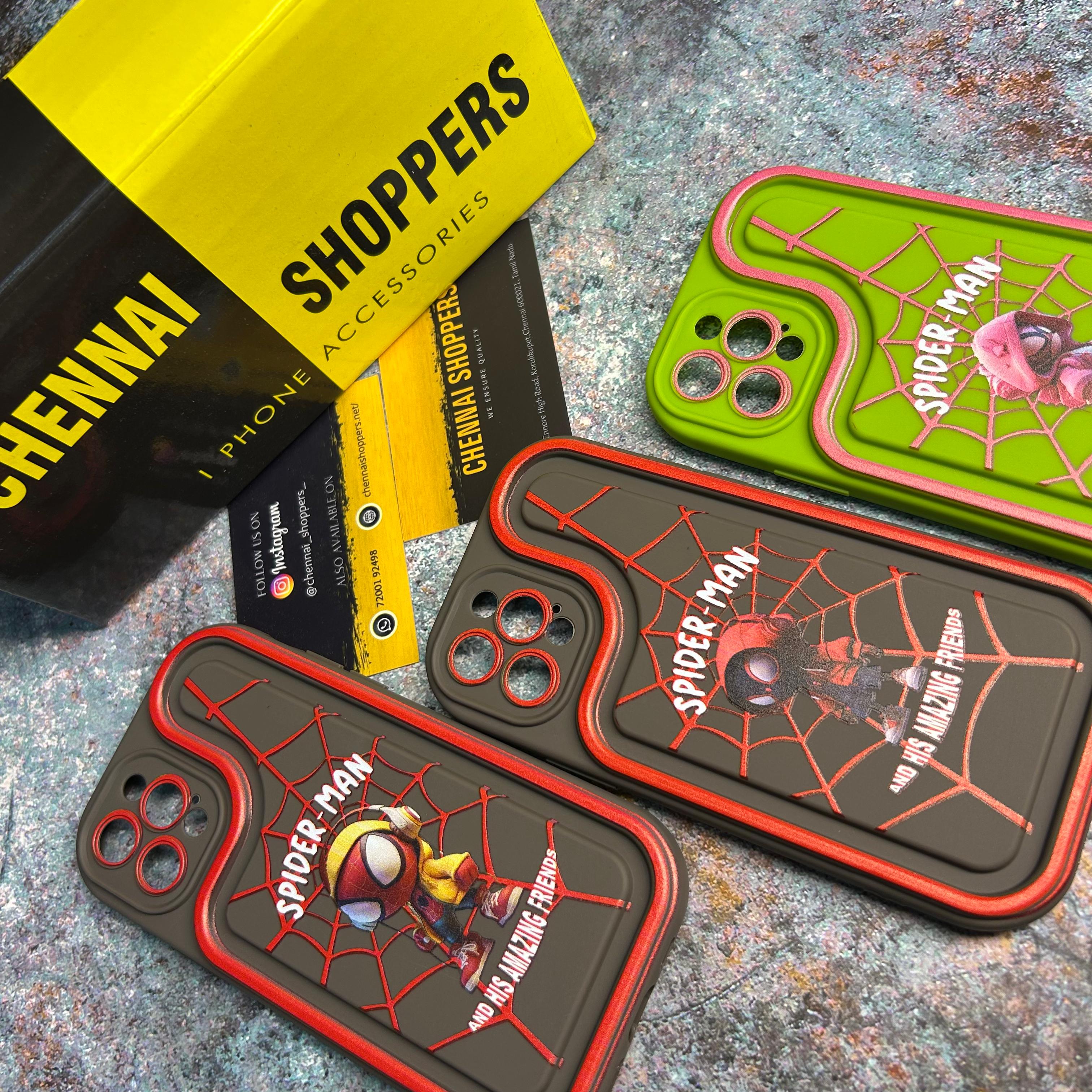 SPIDERMAN SLICONE CASE 12/12 PRO
