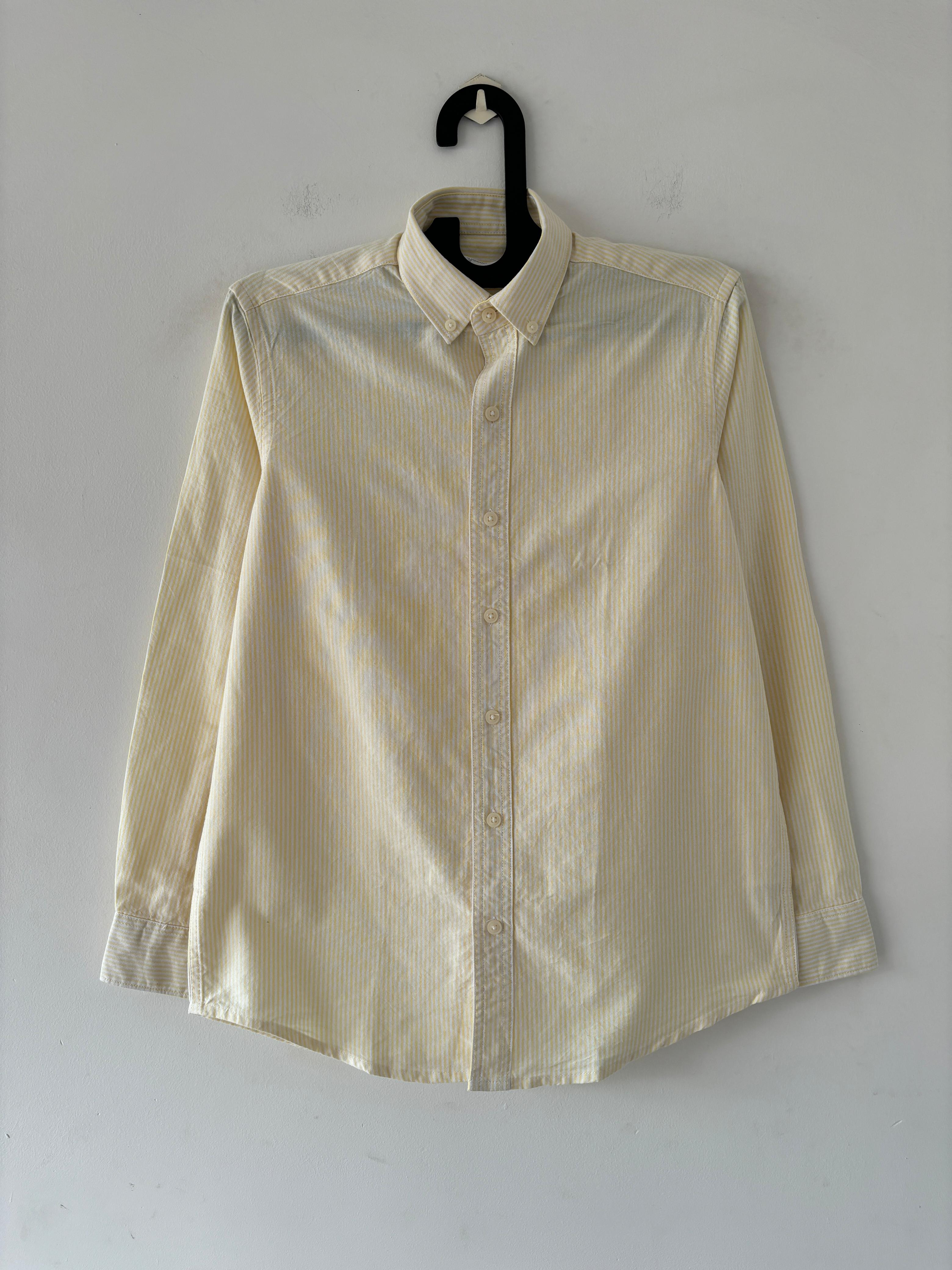 Yellow old money stripes shirts
