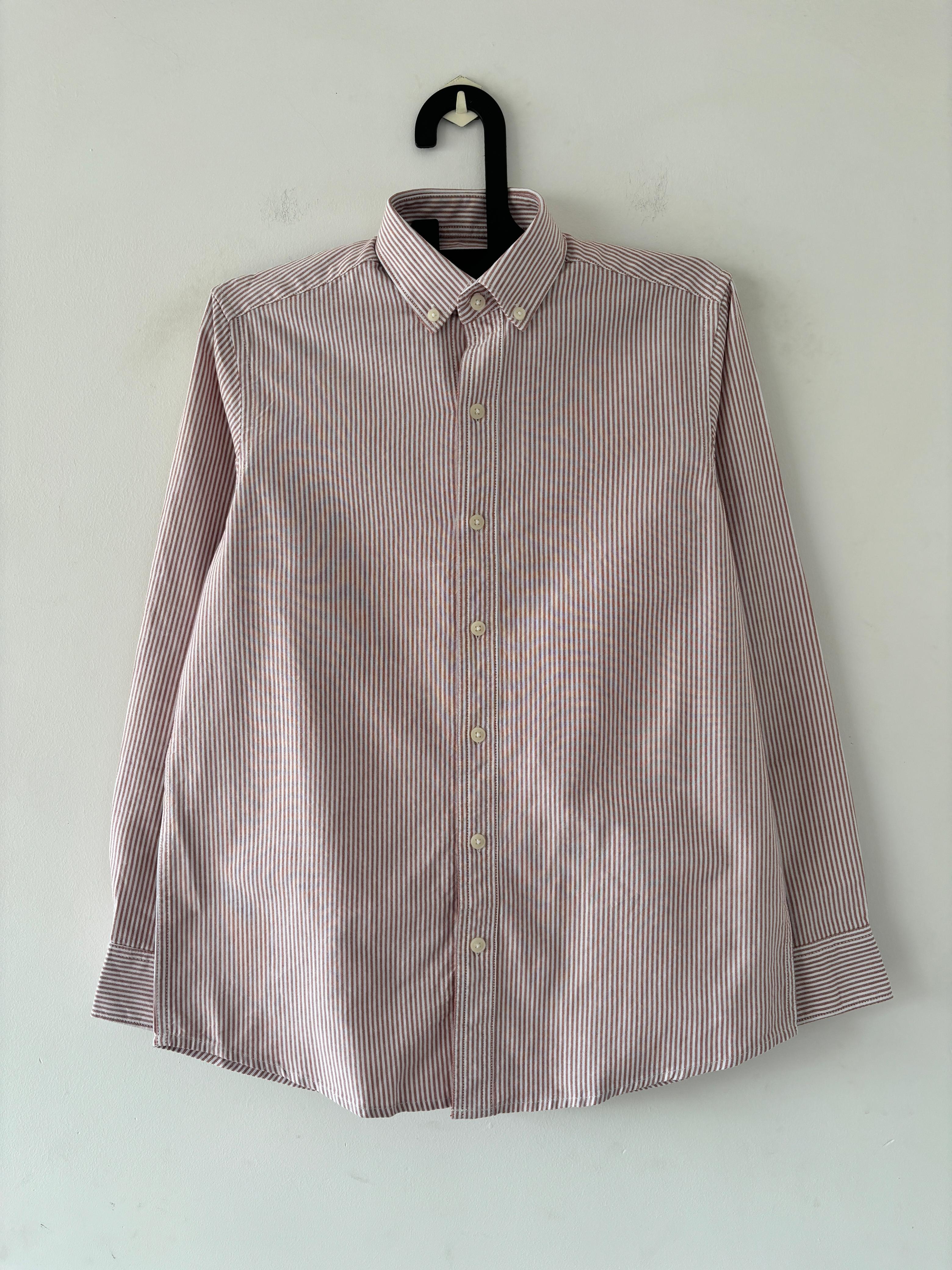 Pink old money stripes shirt