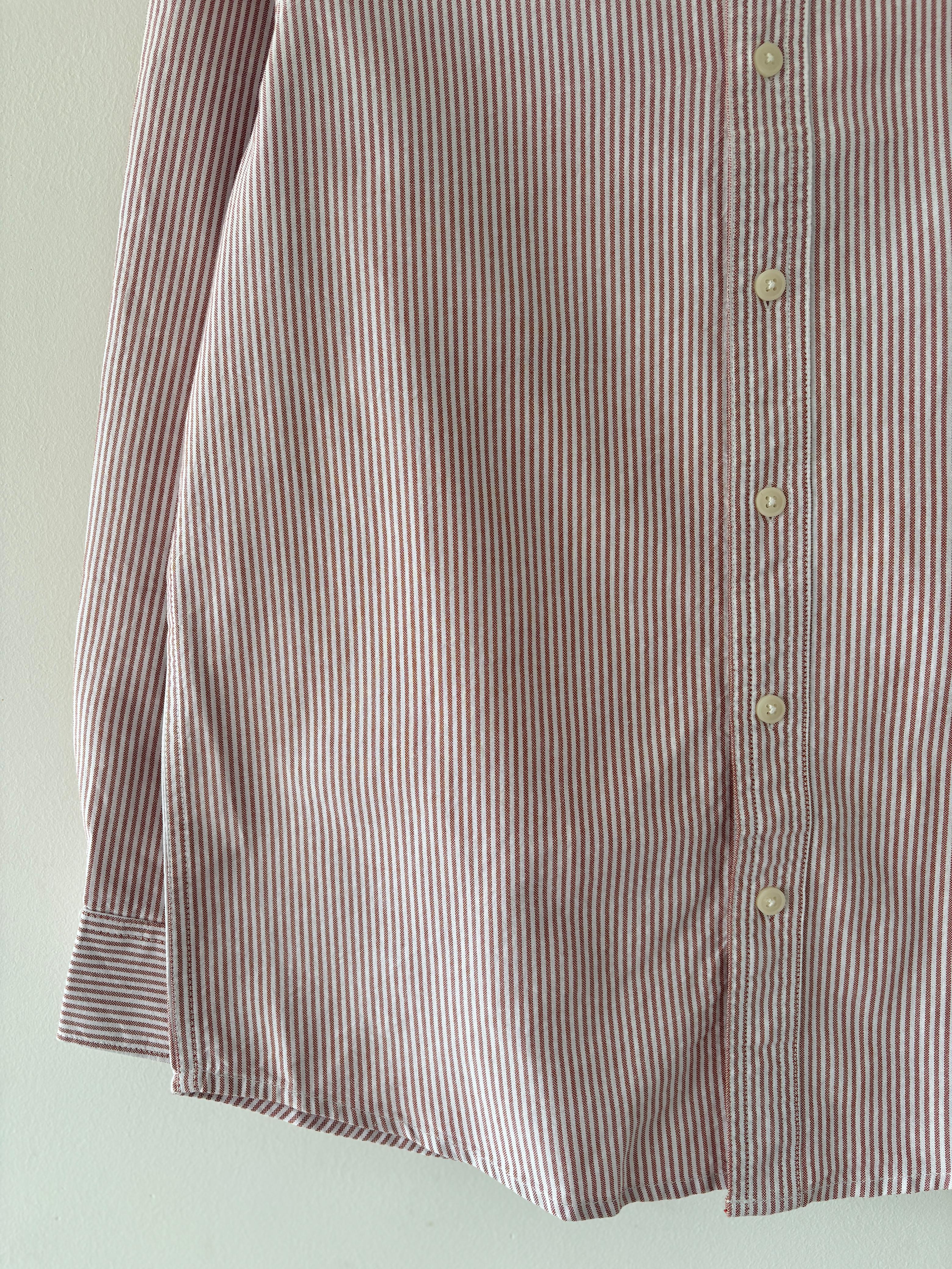 Pink old money stripes shirt