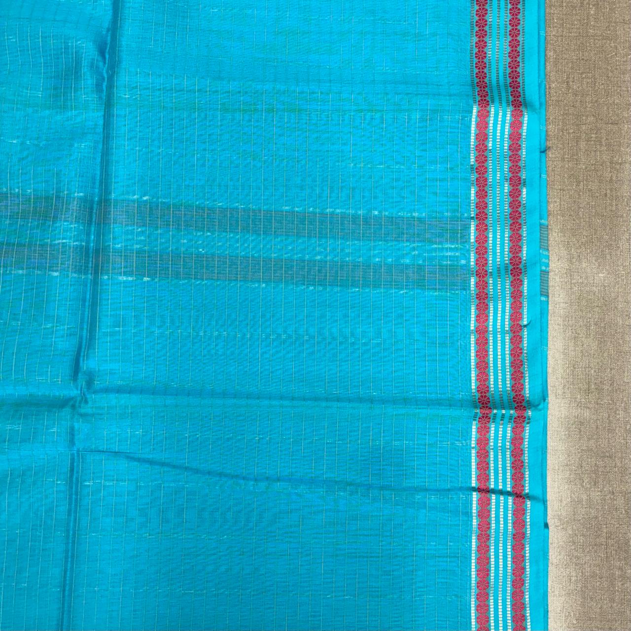Maheshwari Phool Kinar Border Saree #7