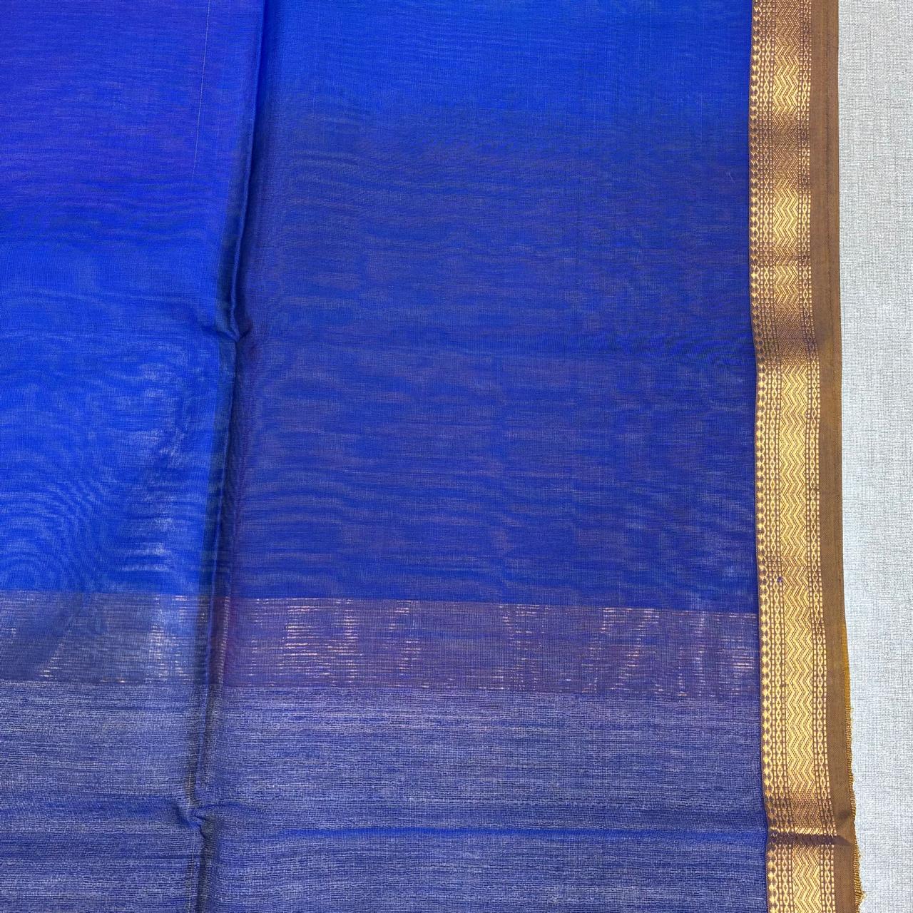 Maheshwari Silk Dual Tone Kosa Pallu Saree #9