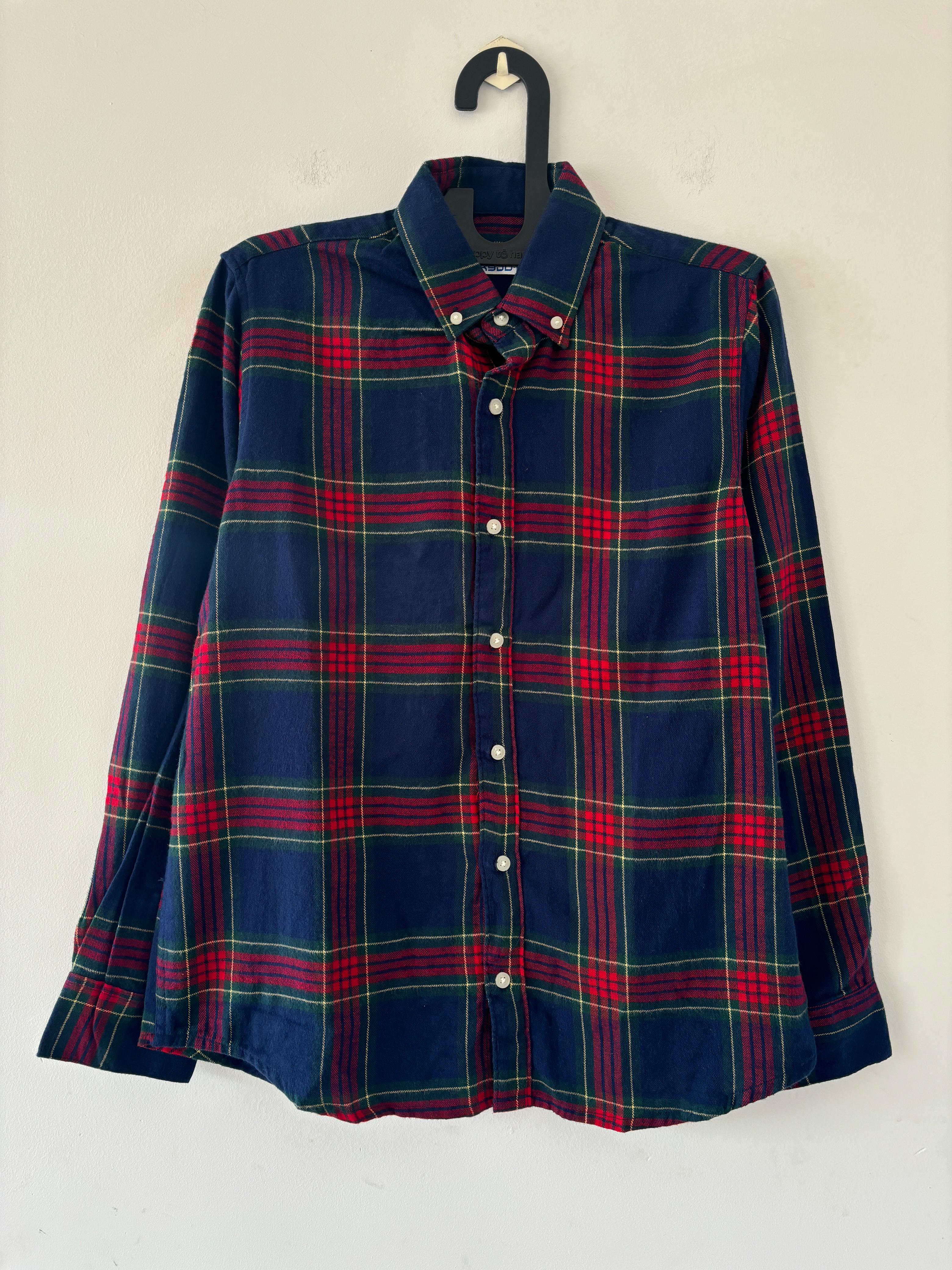 Midnight blue Flannels shirt