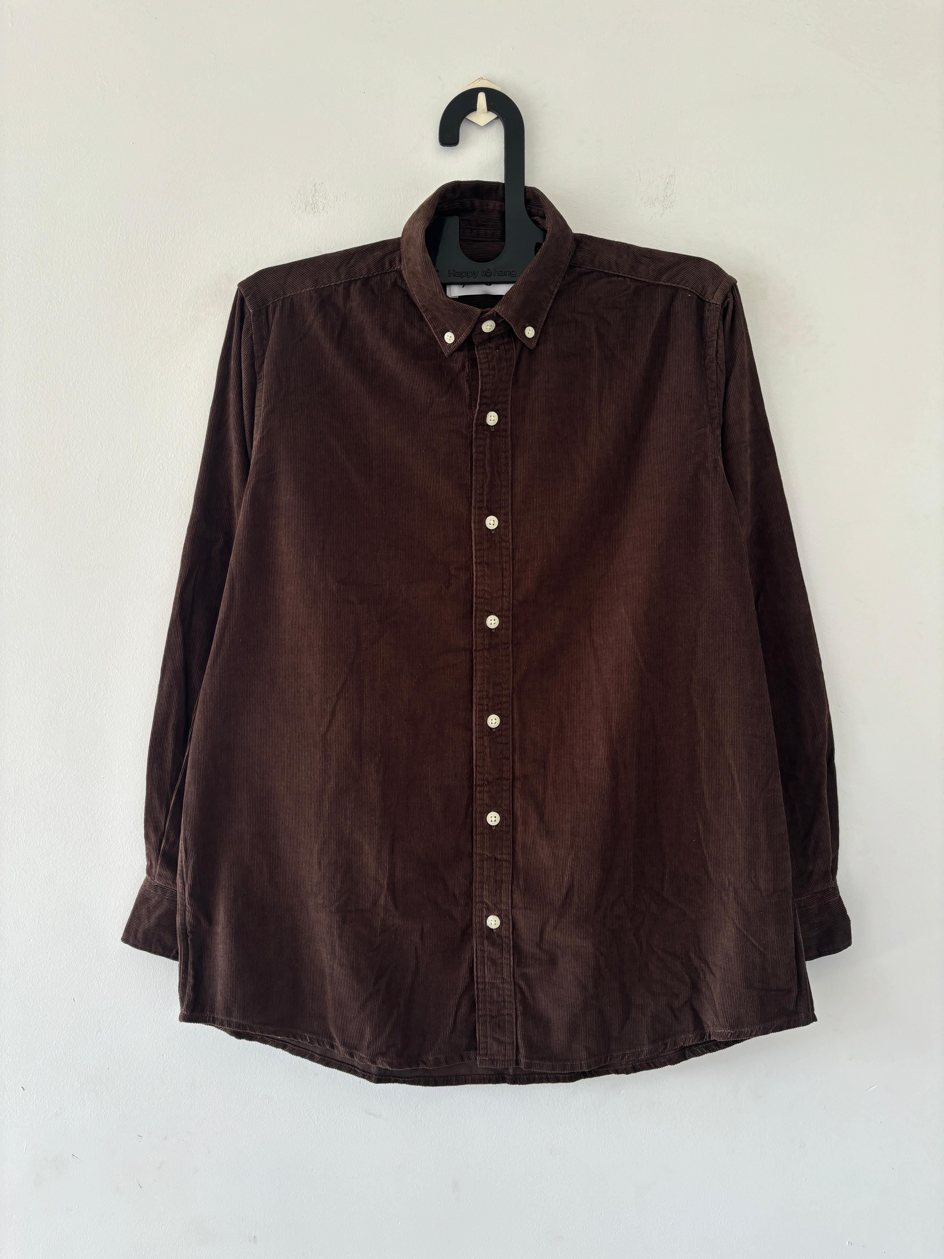 Brown corduroy shirt