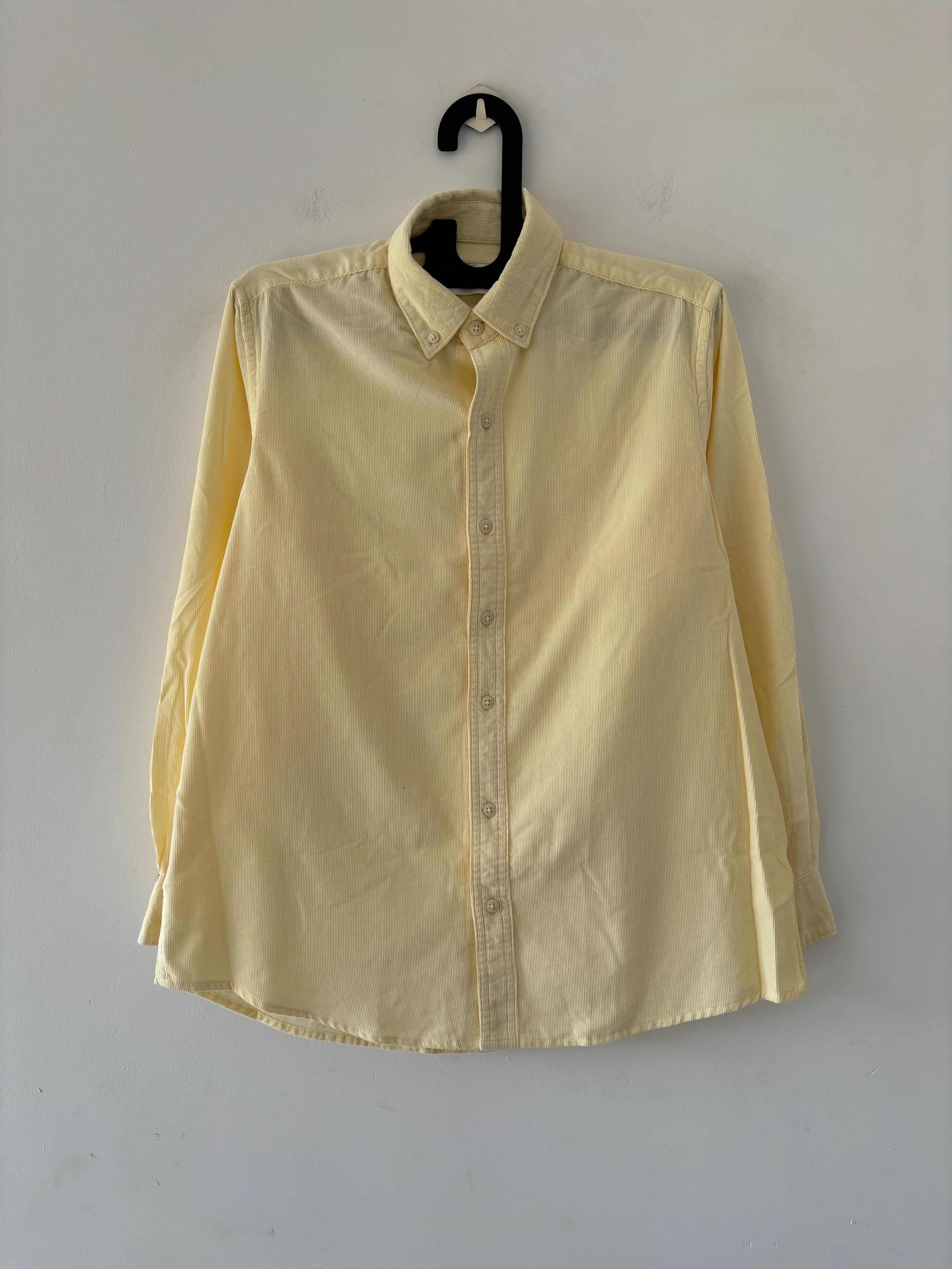 Light yellow corduroy shirts