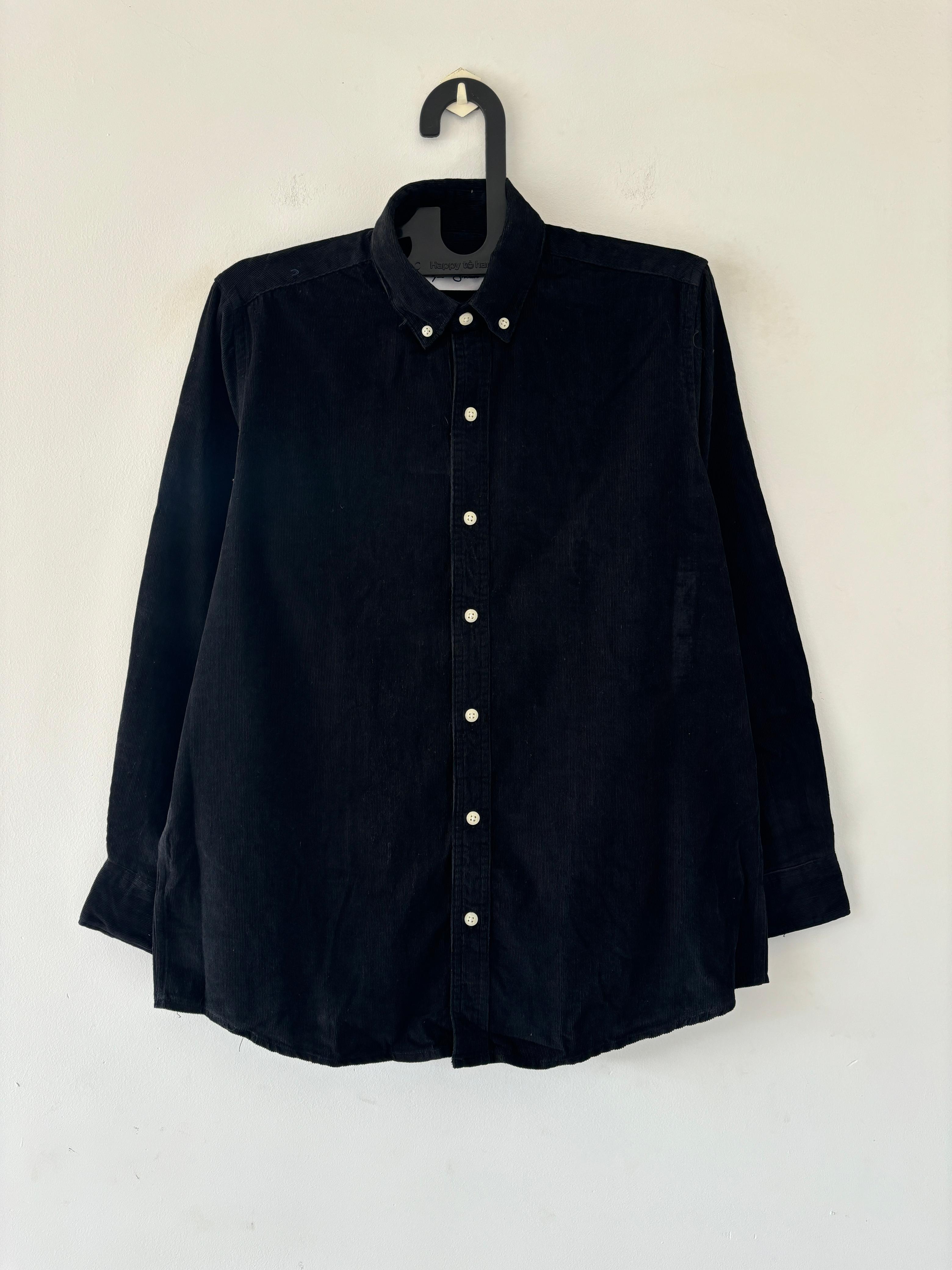 Black corduroy shirt