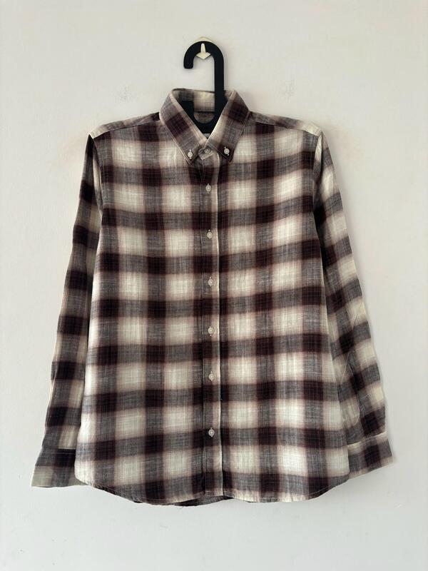 Brown & Off-white Flannels shirt
