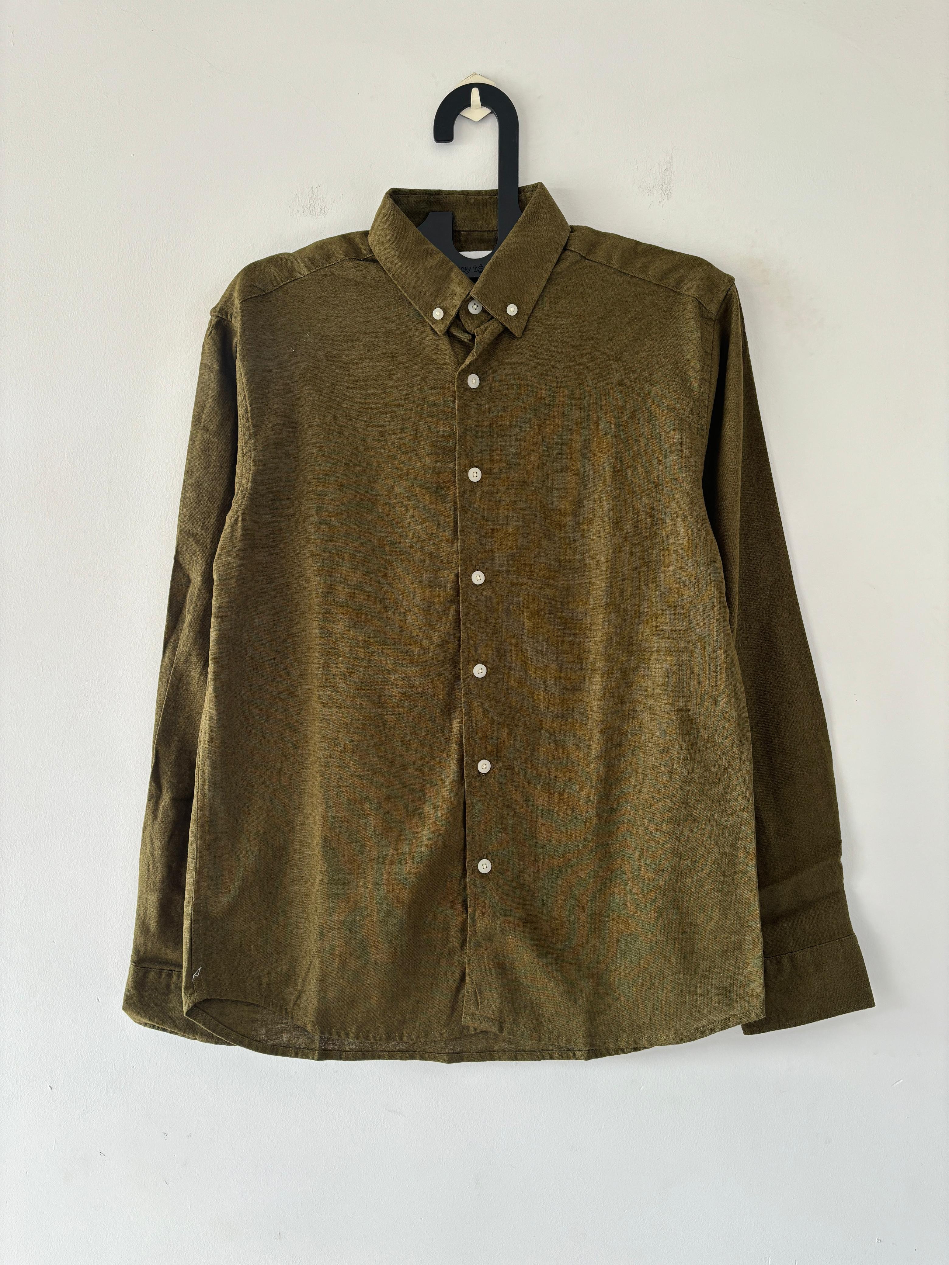 Olive dust solid shirt