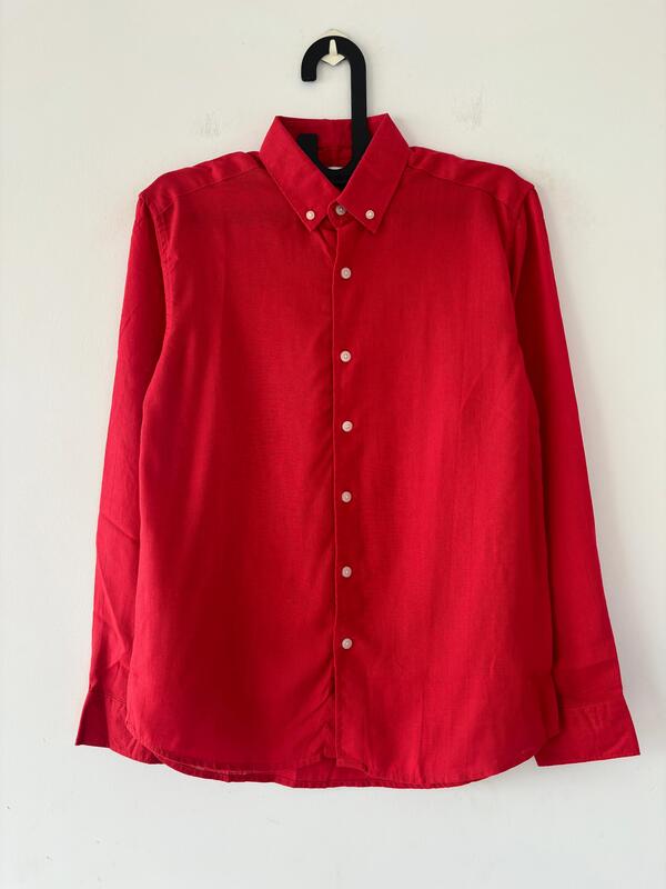 Bright Red linen shirt