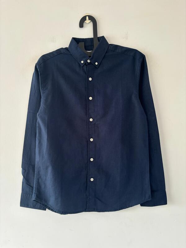 Navy blue linen shirts