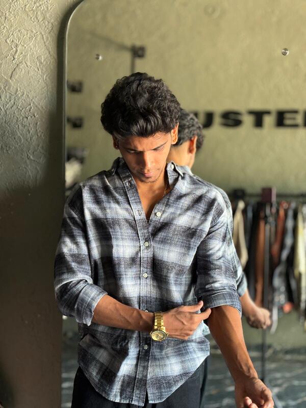 Blue & Graphite Flannels