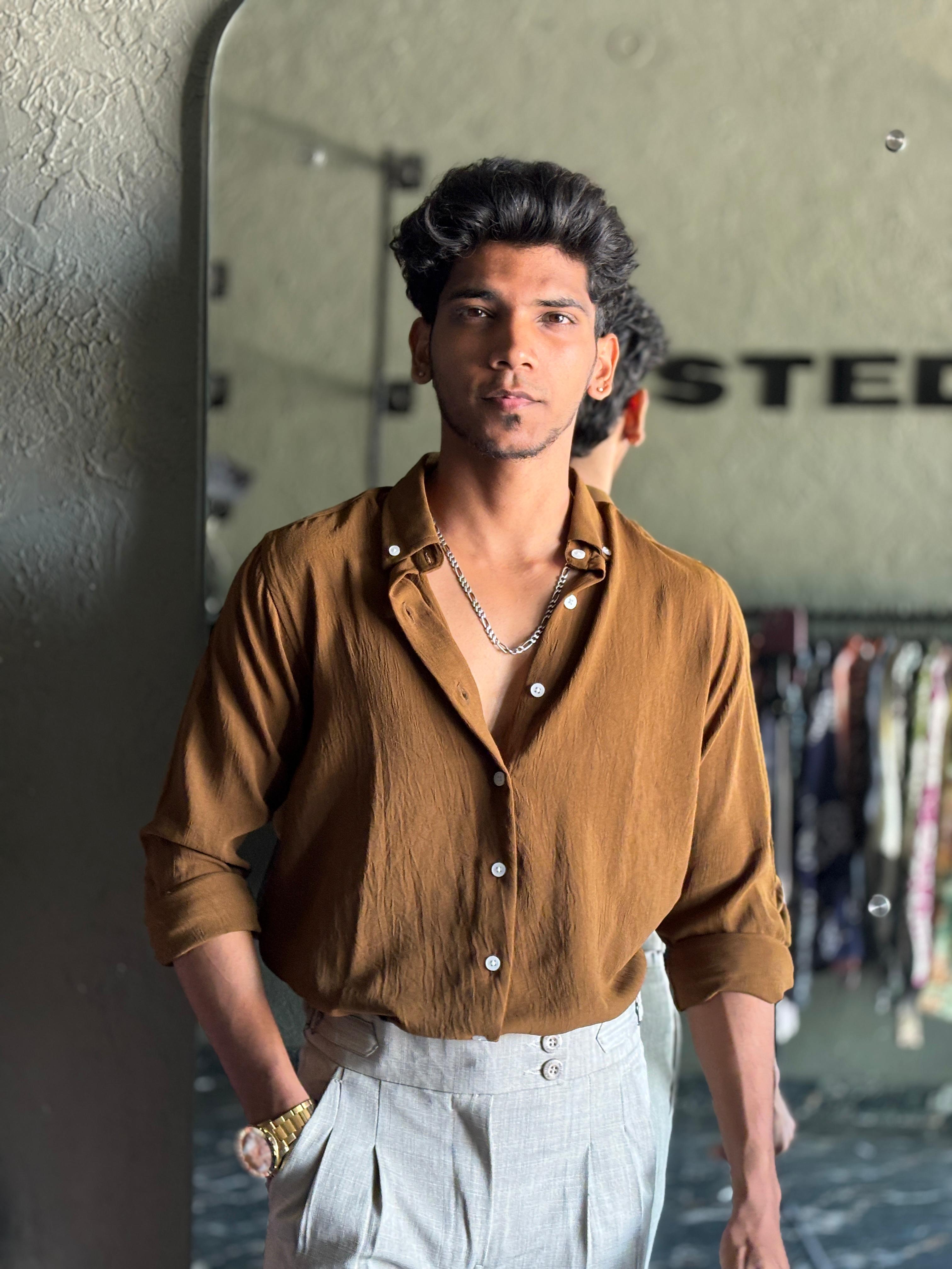 Arylide crushed shirt