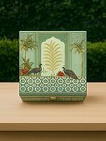 Luxury Decorative 4 Jar MDF Box Luxury Decorative 4 Jar MDF Box
